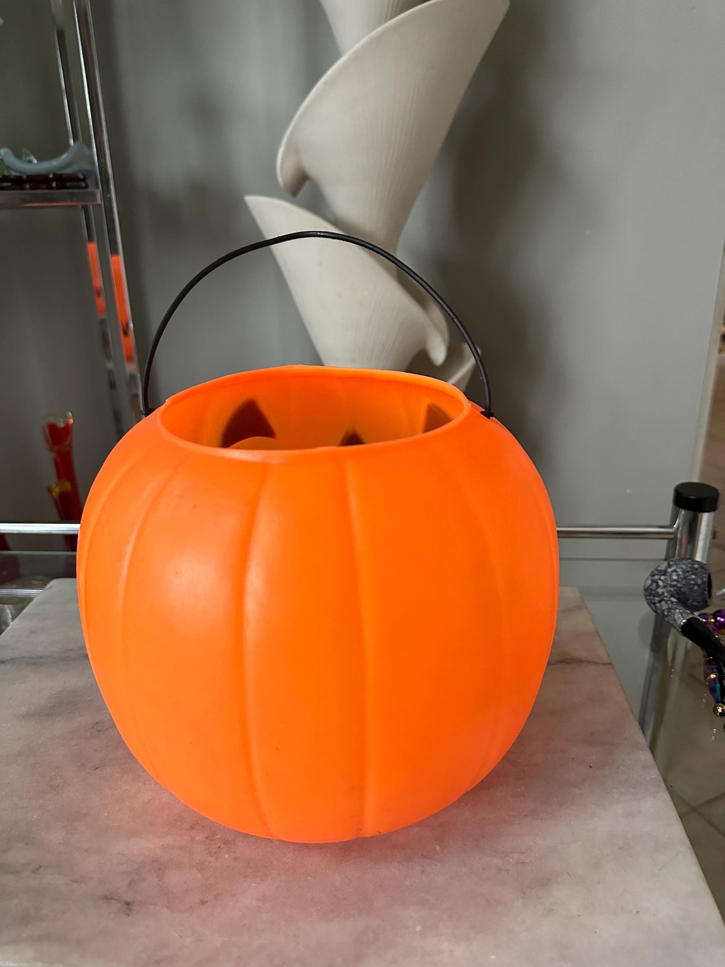 Vintage JOL Pumpkin Bucket – General Foam Plastics Halloween Pail