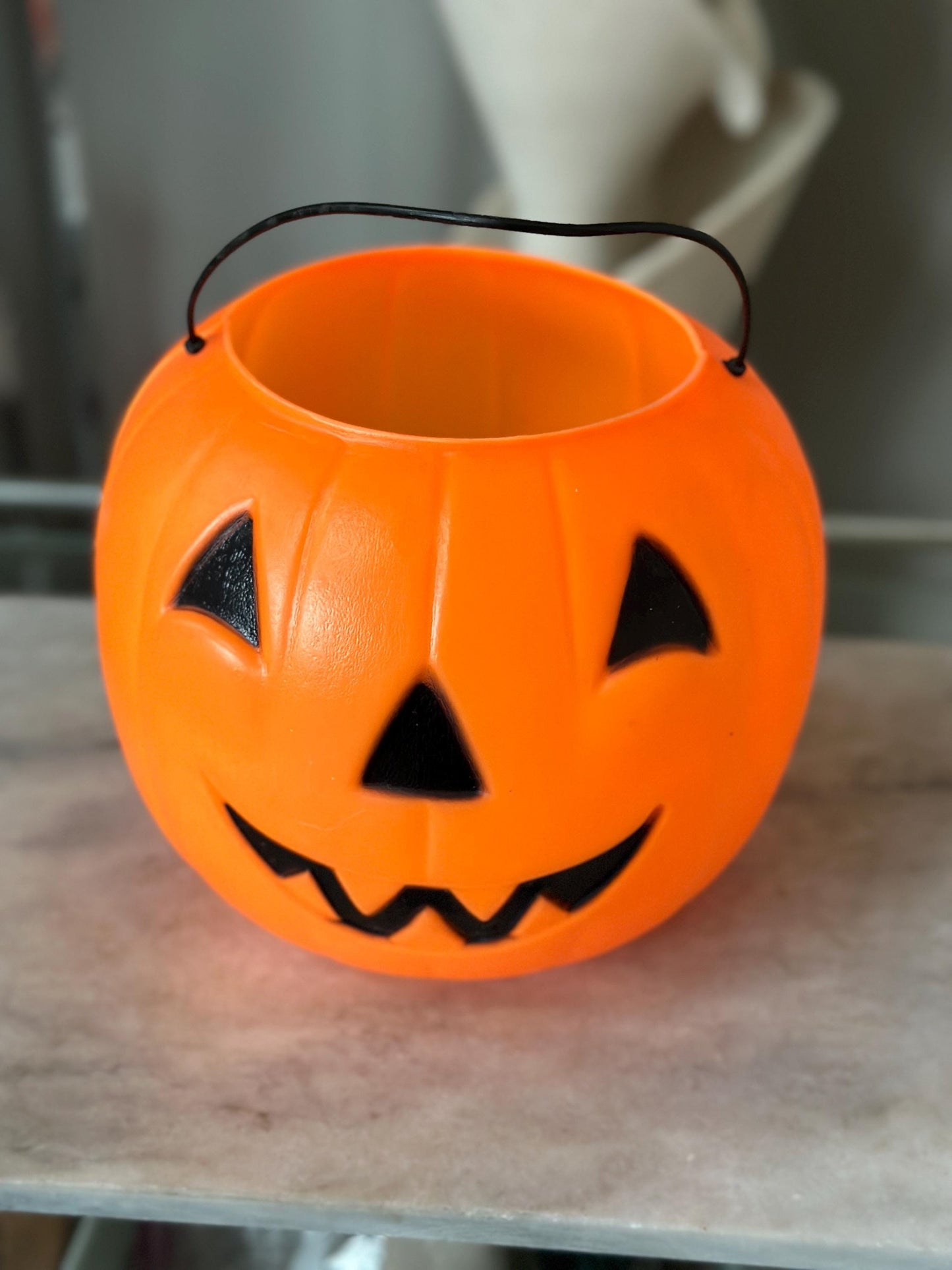 Vintage JOL Pumpkin Bucket – General Foam Plastics Halloween Pail