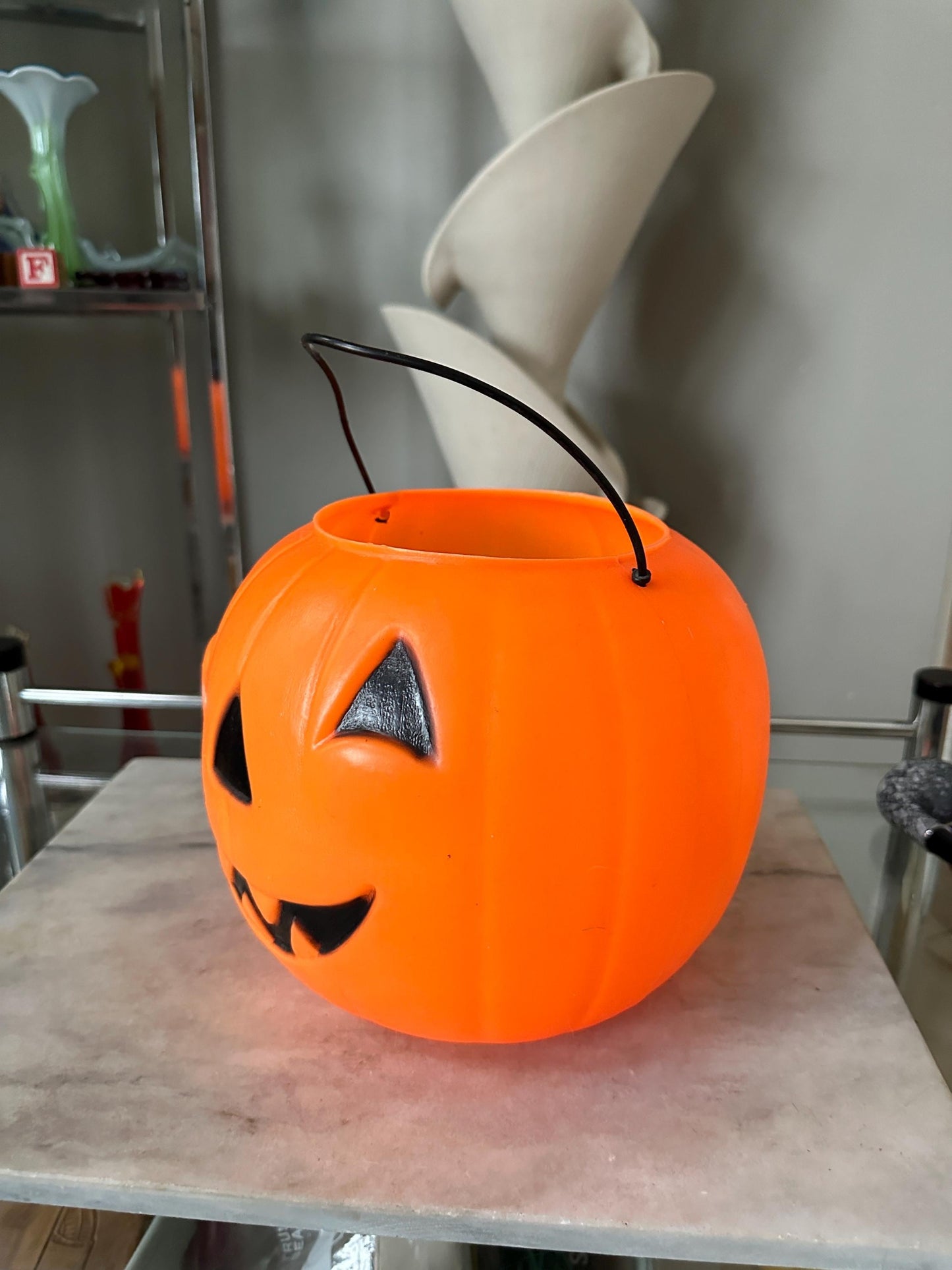 Vintage JOL Pumpkin Bucket – General Foam Plastics Halloween Pail