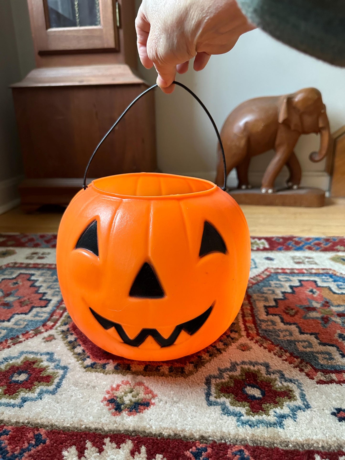 Vintage JOL Pumpkin Bucket – General Foam Plastics Halloween Pail