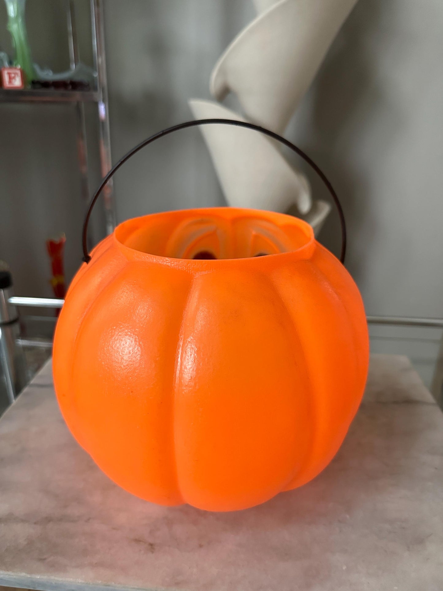 Vintage JOL Pumpkin Bucket – General Foam Plastics Halloween Pail
