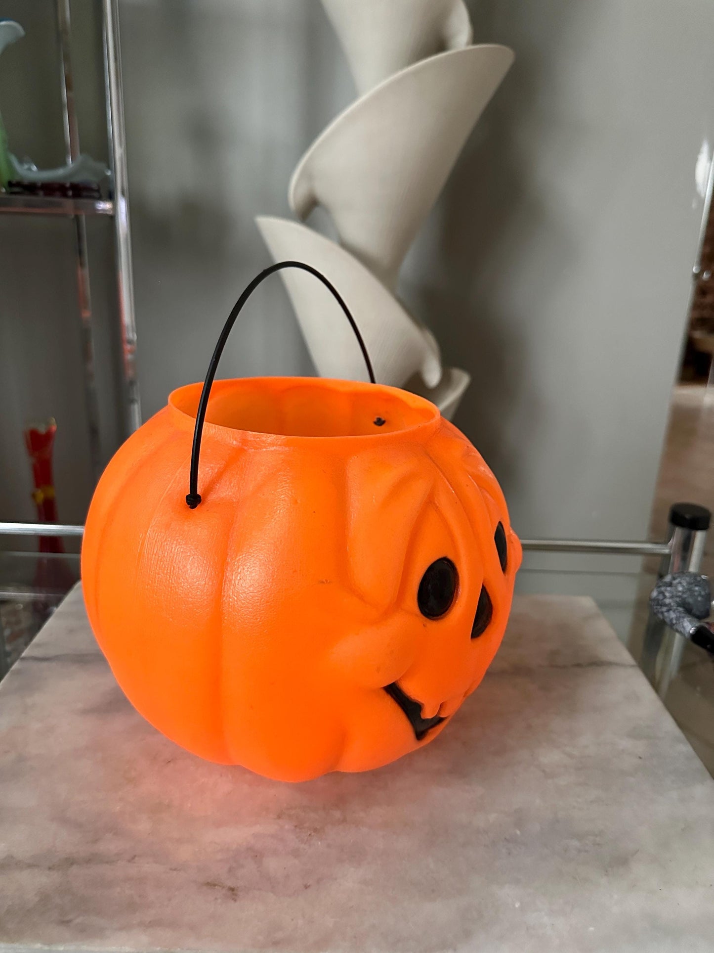 Vintage JOL Pumpkin Bucket – General Foam Plastics Halloween Pail