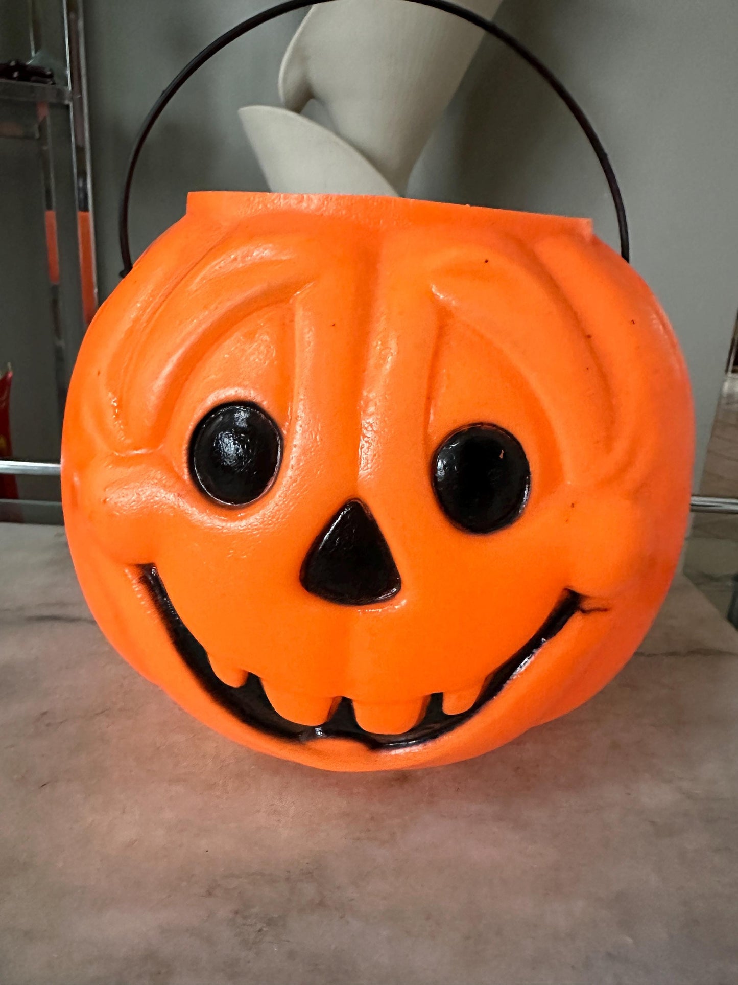 Vintage JOL Pumpkin Bucket – General Foam Plastics Halloween Pail