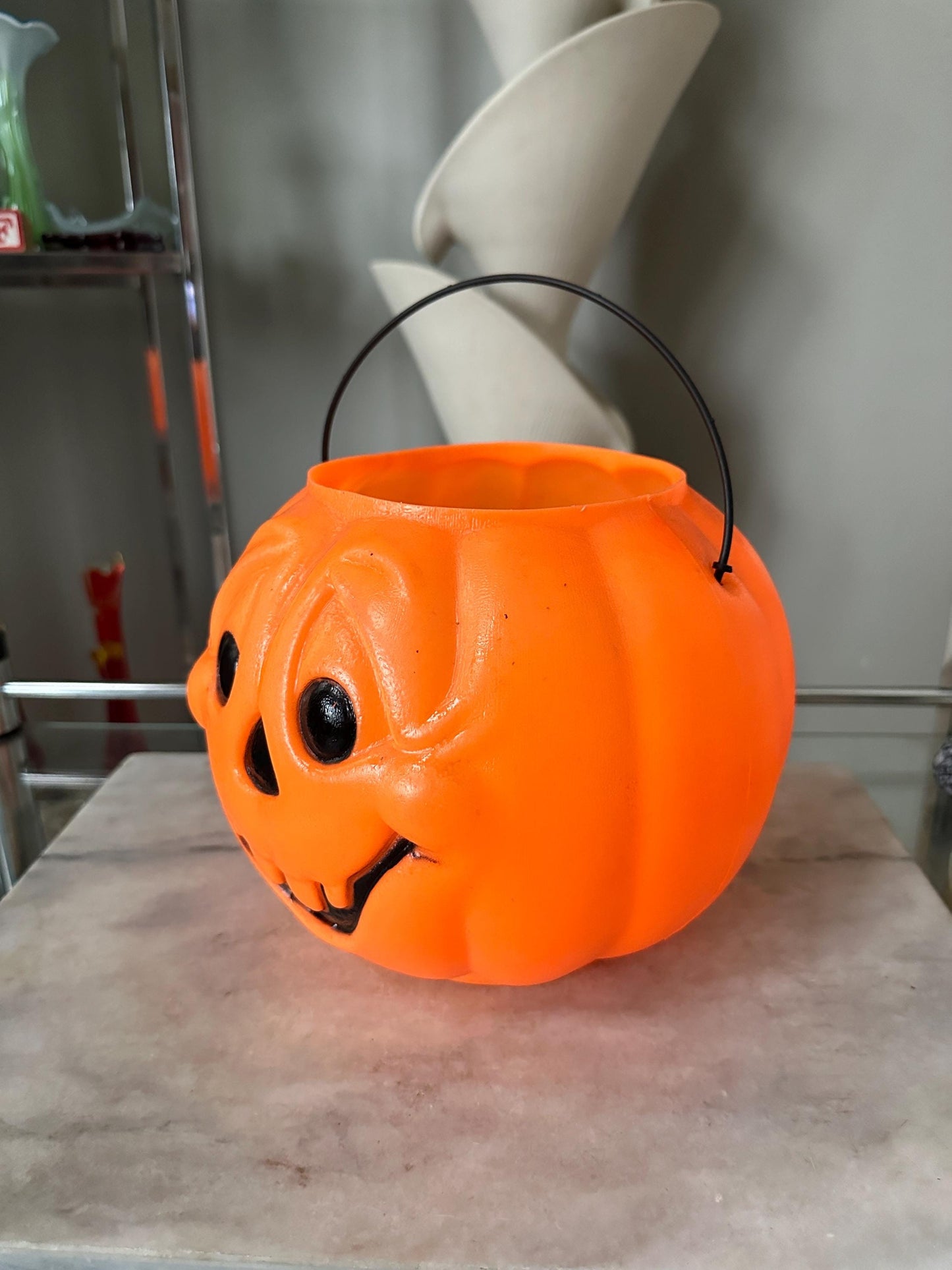 Vintage JOL Pumpkin Bucket – General Foam Plastics Halloween Pail