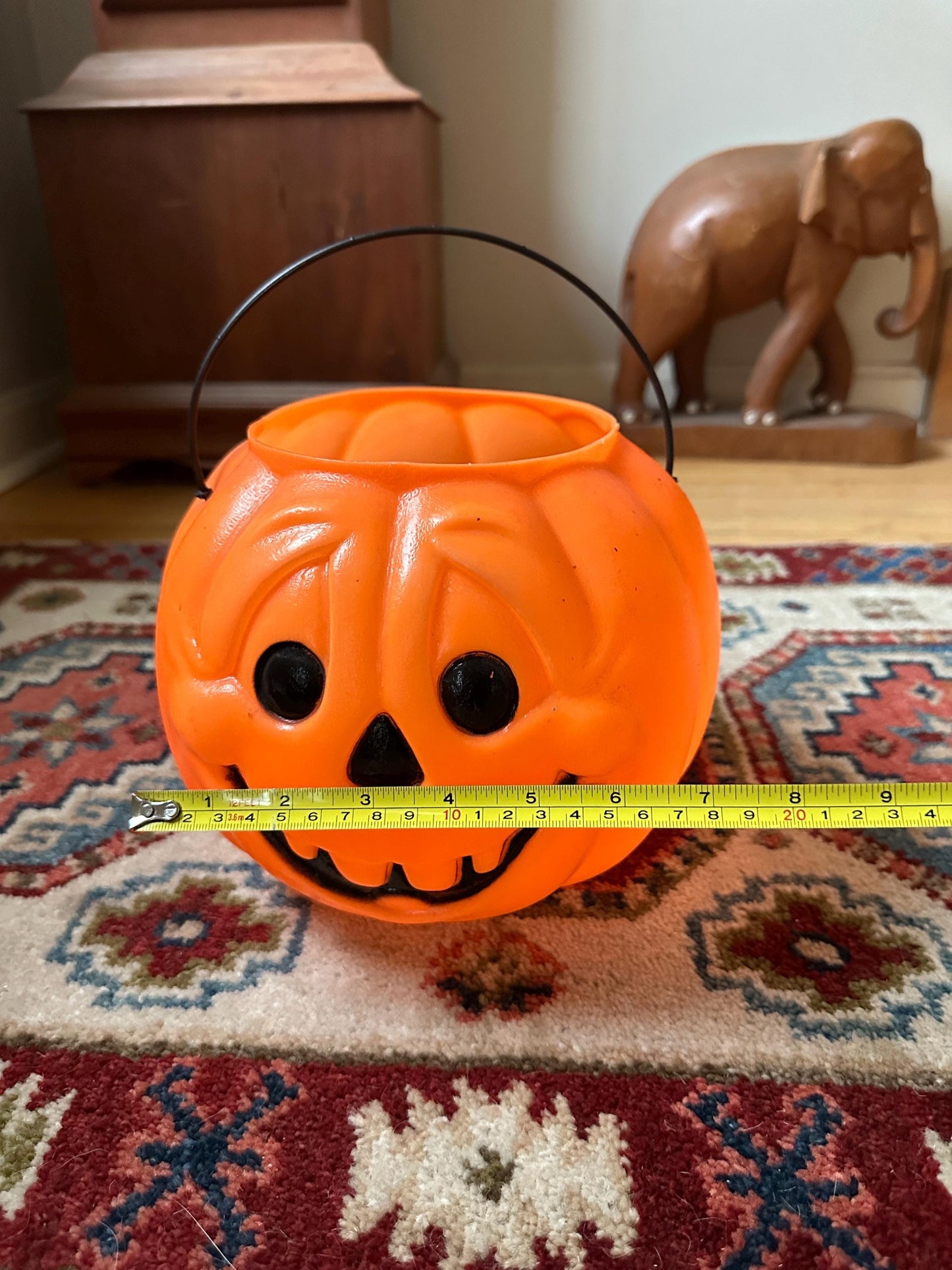 Vintage JOL Pumpkin Bucket – General Foam Plastics Halloween Pail