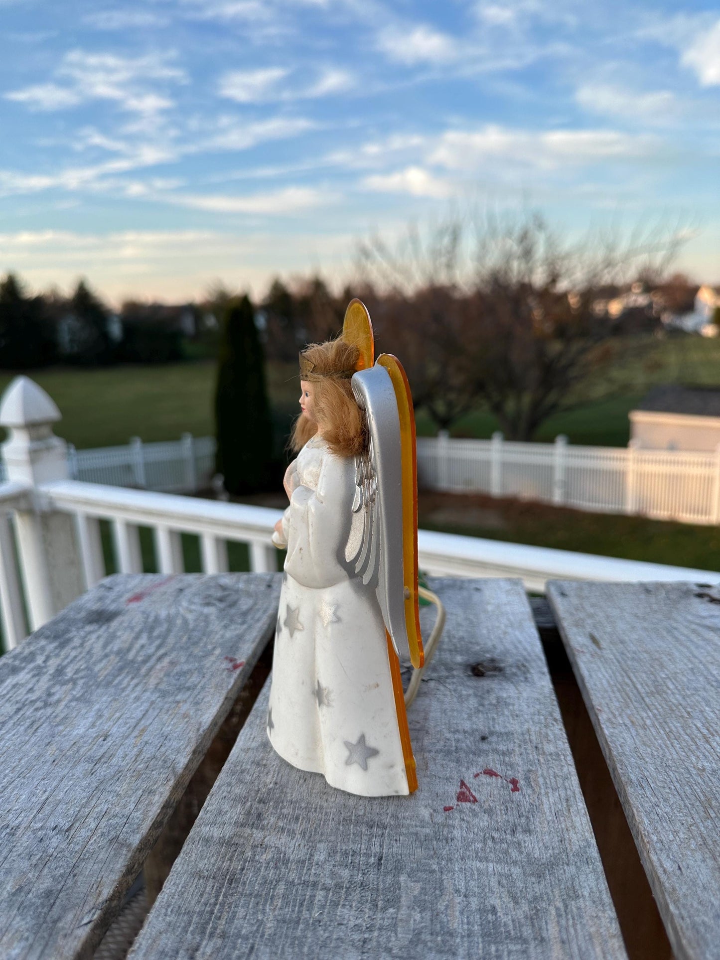 1950s Electric Light Up Christmas Angel