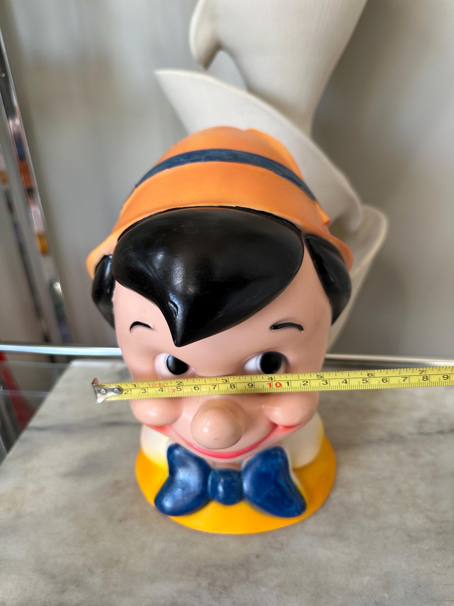 Vintage 1971 Pinocchio Piggy Bank – Large Disney Collectible
