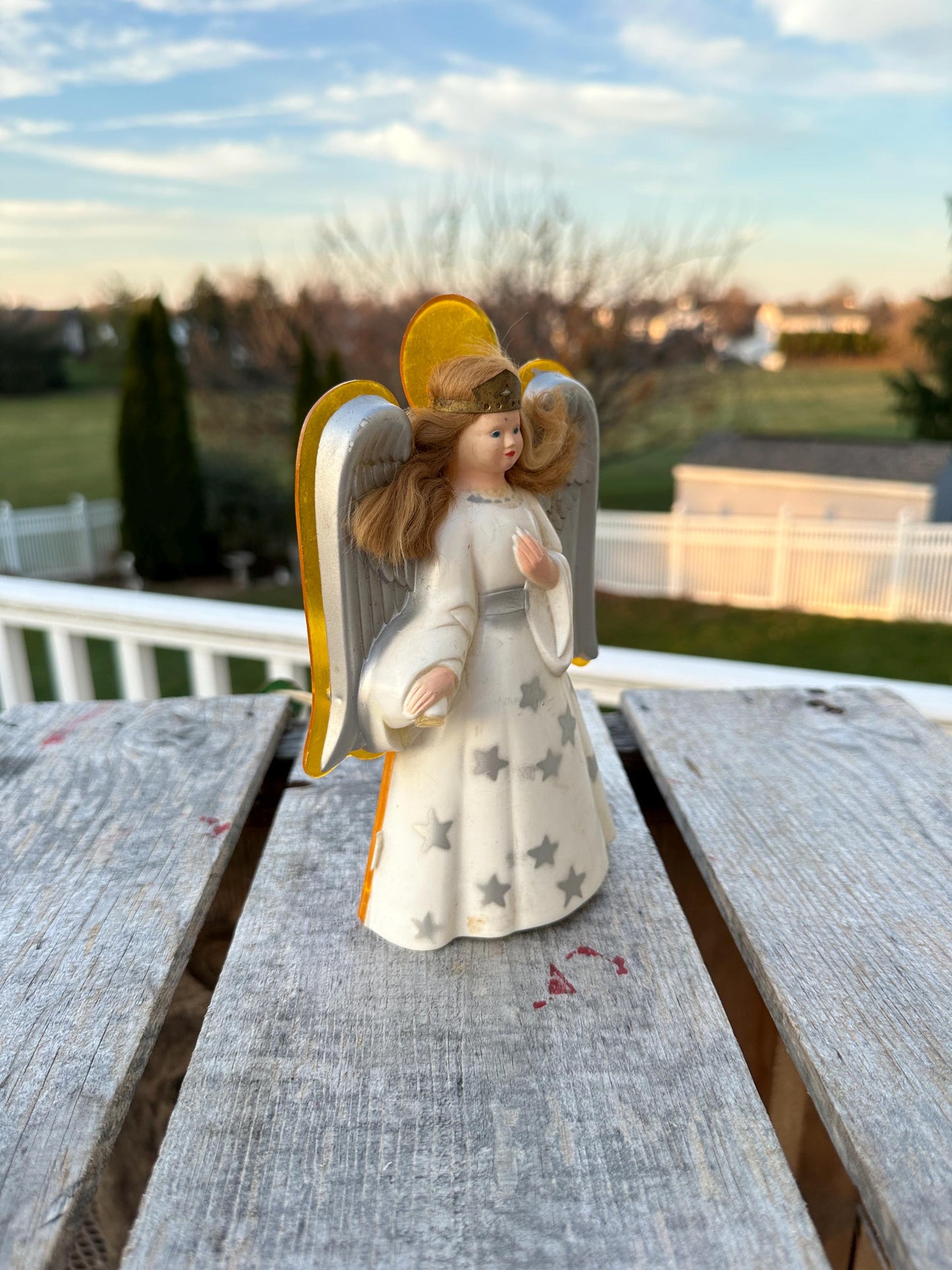 1950s Electric Light Up Christmas Angel