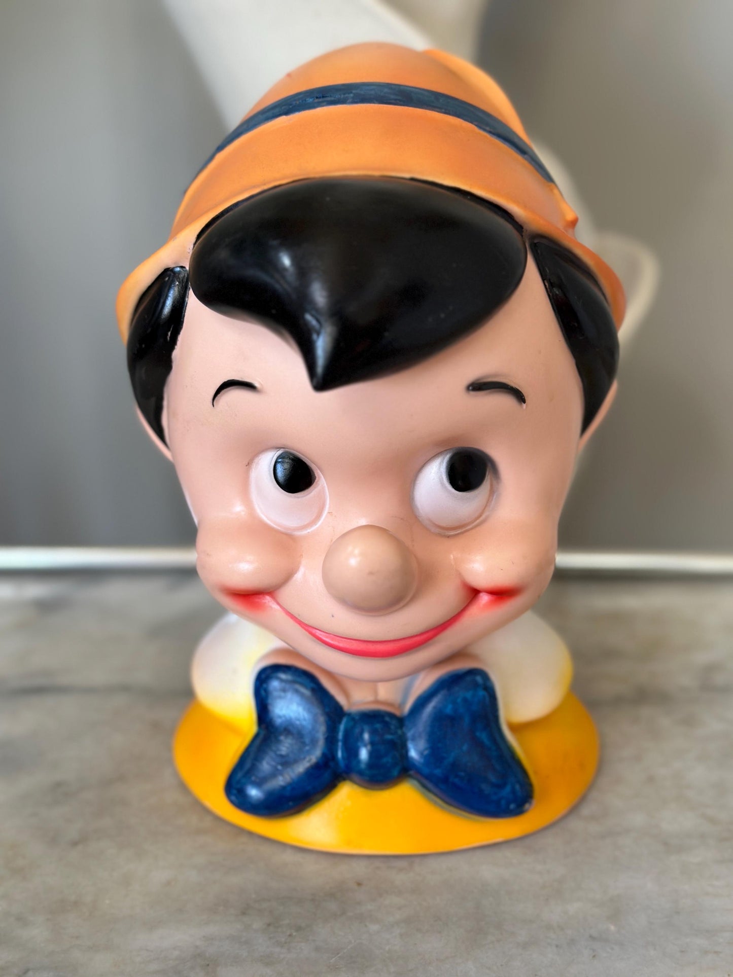 Vintage 1971 Pinocchio Piggy Bank – Large Disney Collectible