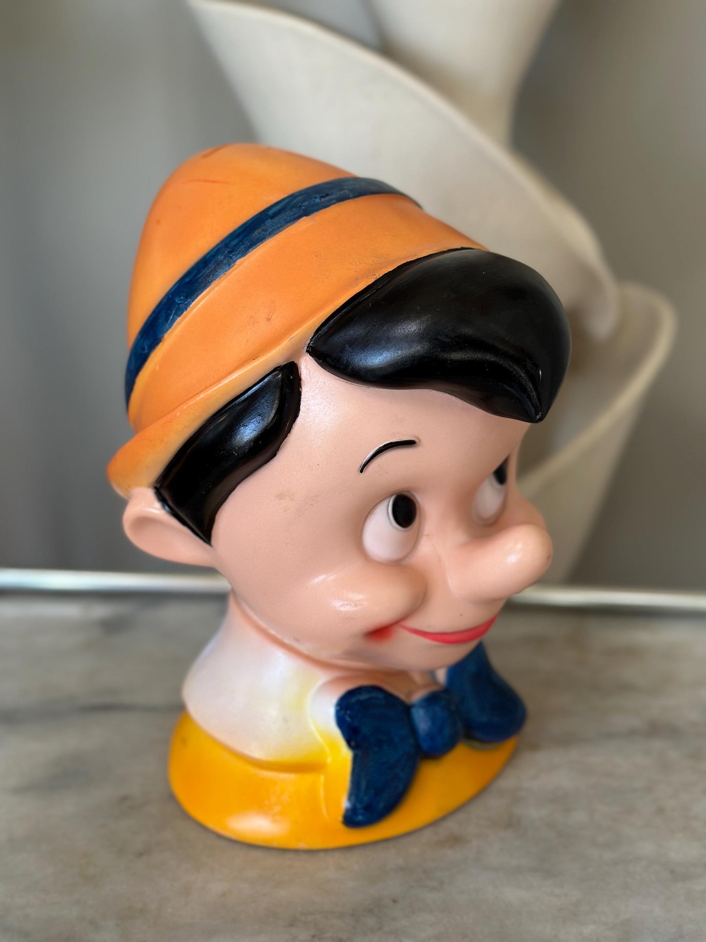 Vintage 1971 Pinocchio Piggy Bank – Large Disney Collectible