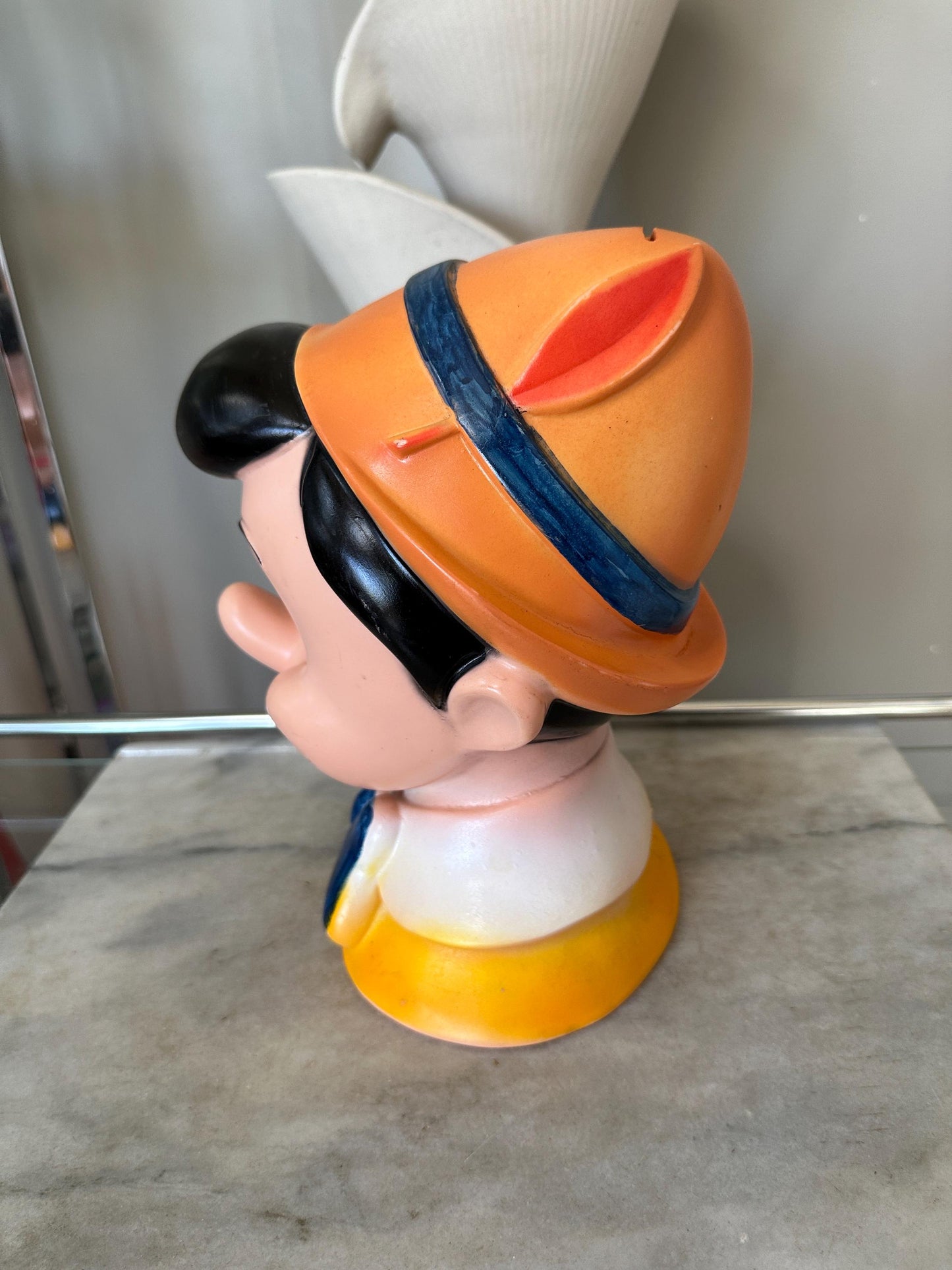 Vintage 1971 Pinocchio Piggy Bank – Large Disney Collectible
