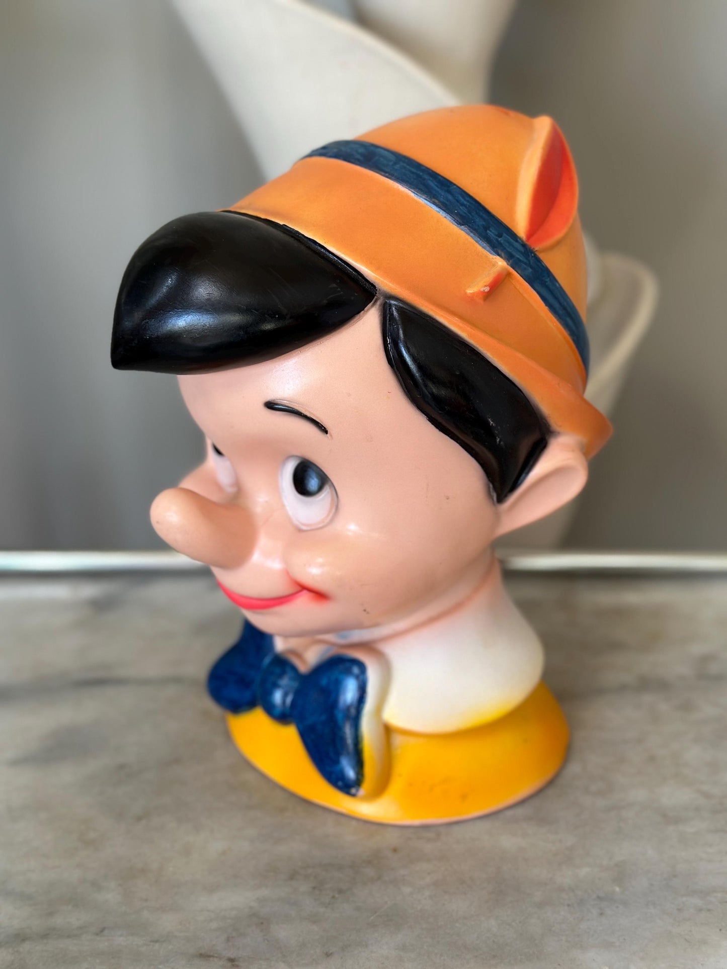 Vintage 1971 Pinocchio Piggy Bank – Large Disney Collectible