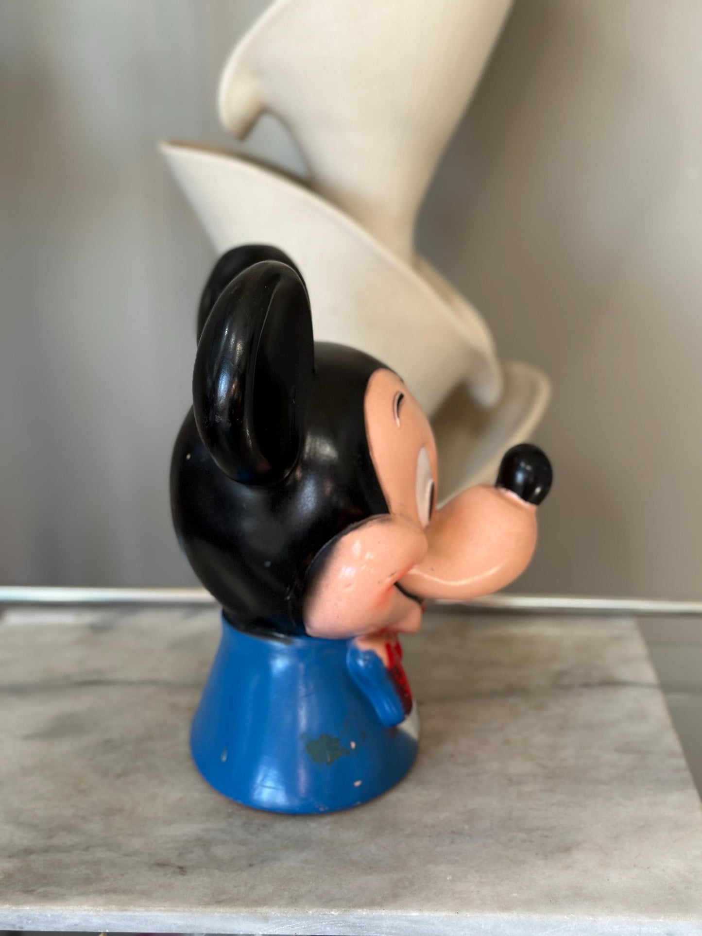 Vintage 1971 Mickey Mouse Piggy Bank – Play Pal Plastics Disneyana