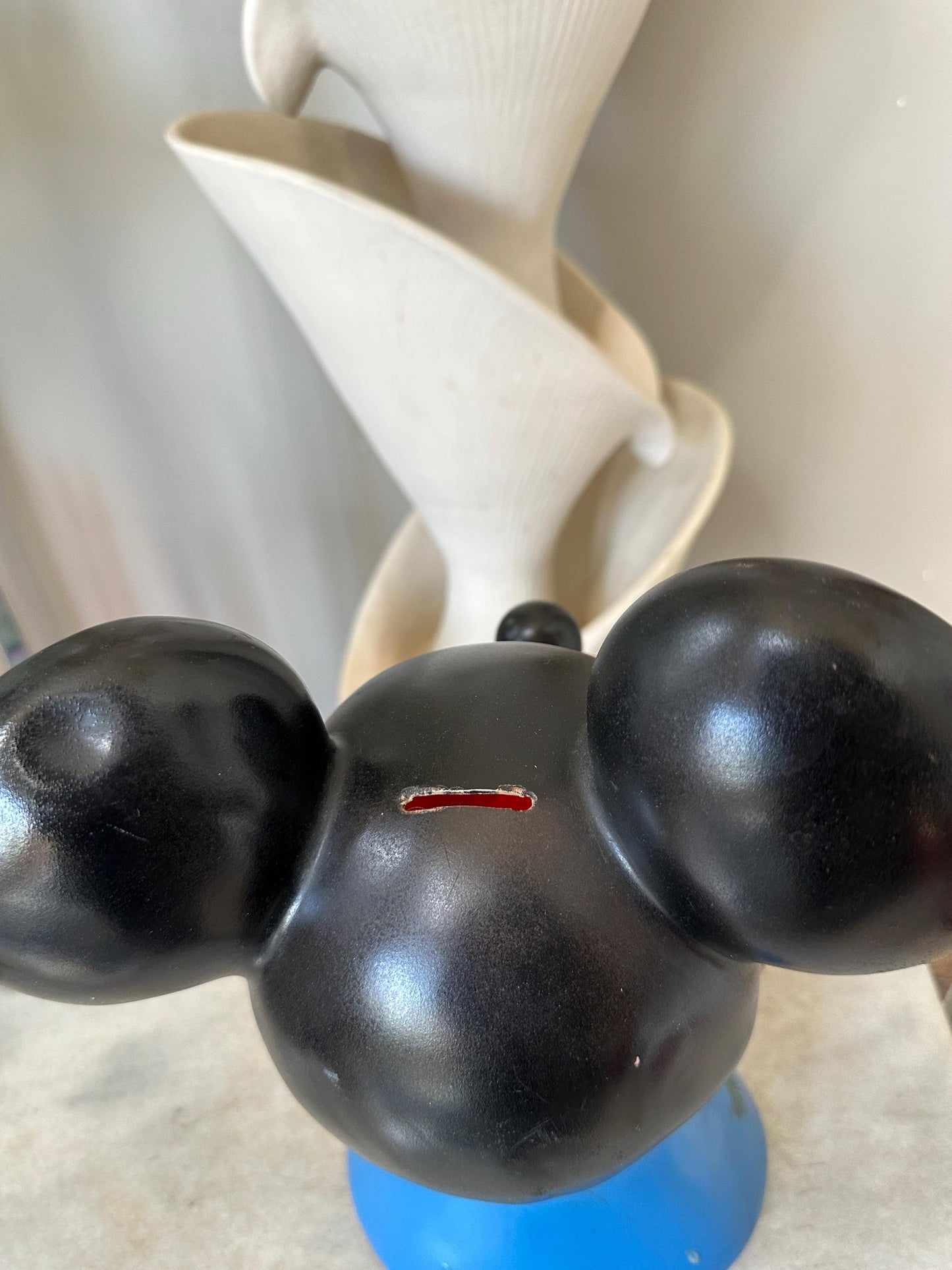 Vintage 1971 Mickey Mouse Piggy Bank – Play Pal Plastics Disneyana