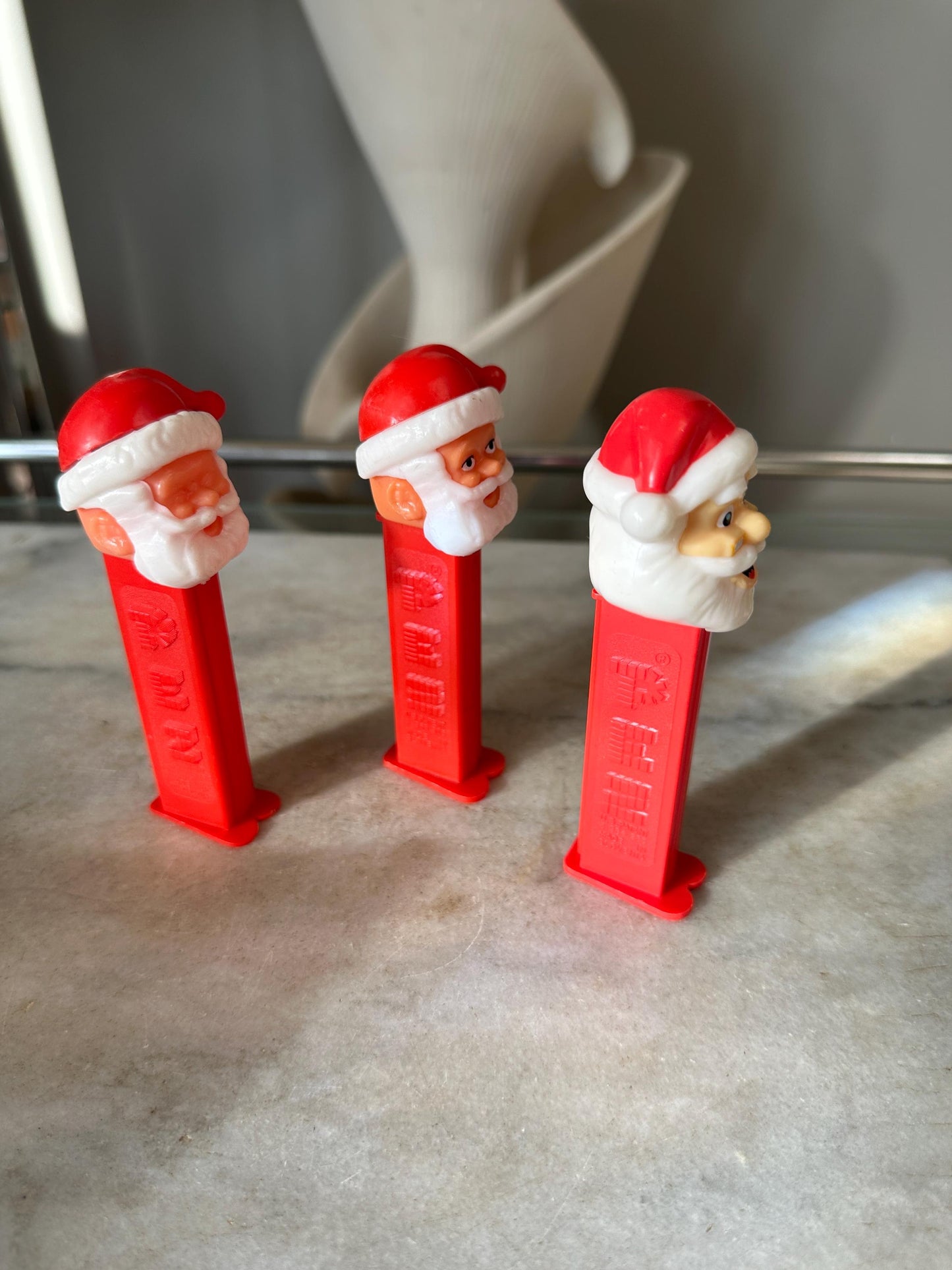 Vintage Santa PEZ Dispensers Set – 1980s-2000s Christmas Collectibles