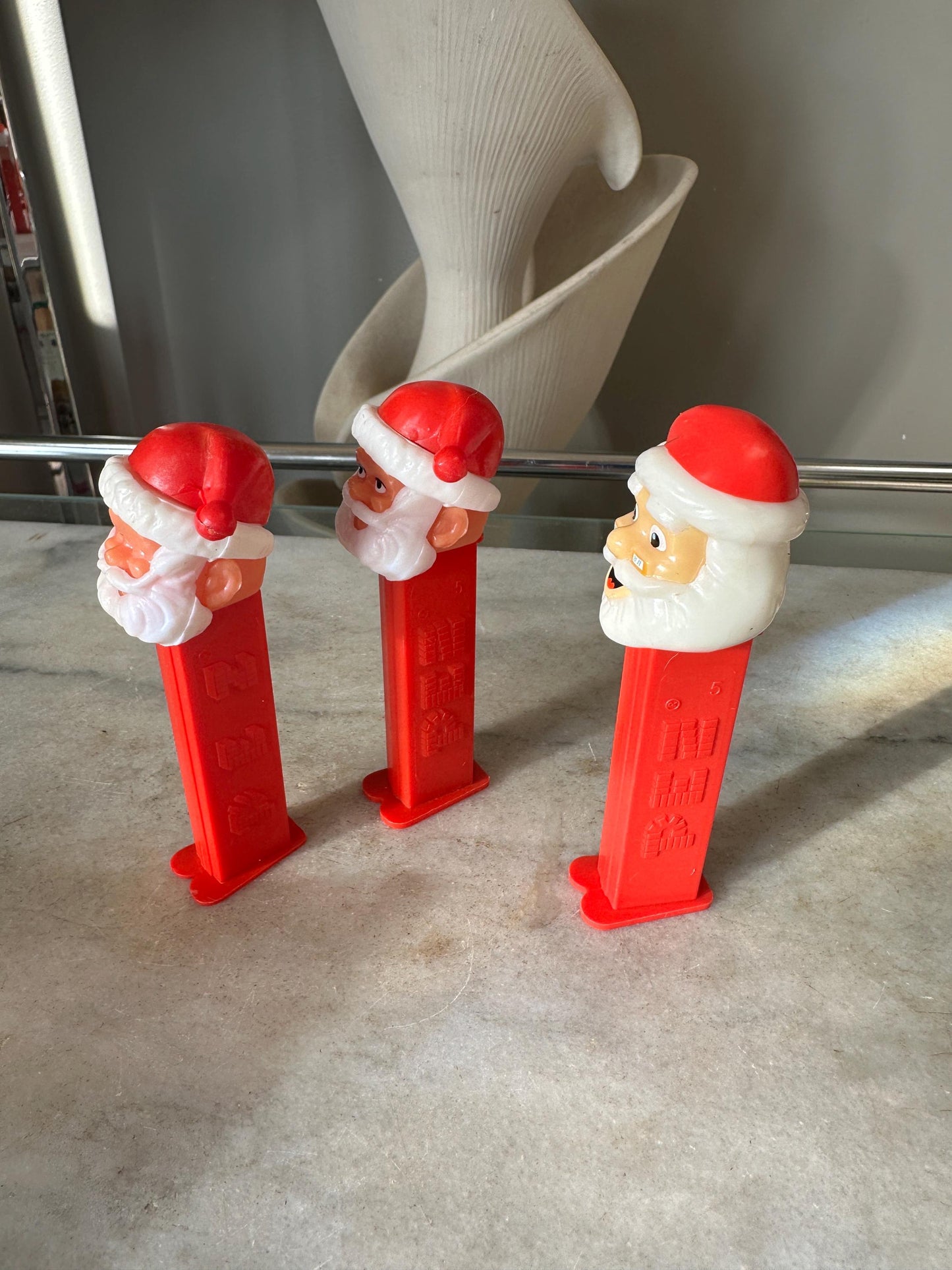 Vintage Santa PEZ Dispensers Set – 1980s-2000s Christmas Collectibles