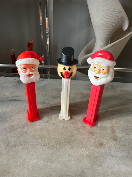 Vintage Santa & Snowman PEZ Dispensers – 1980s-2000s Christmas Collectibles