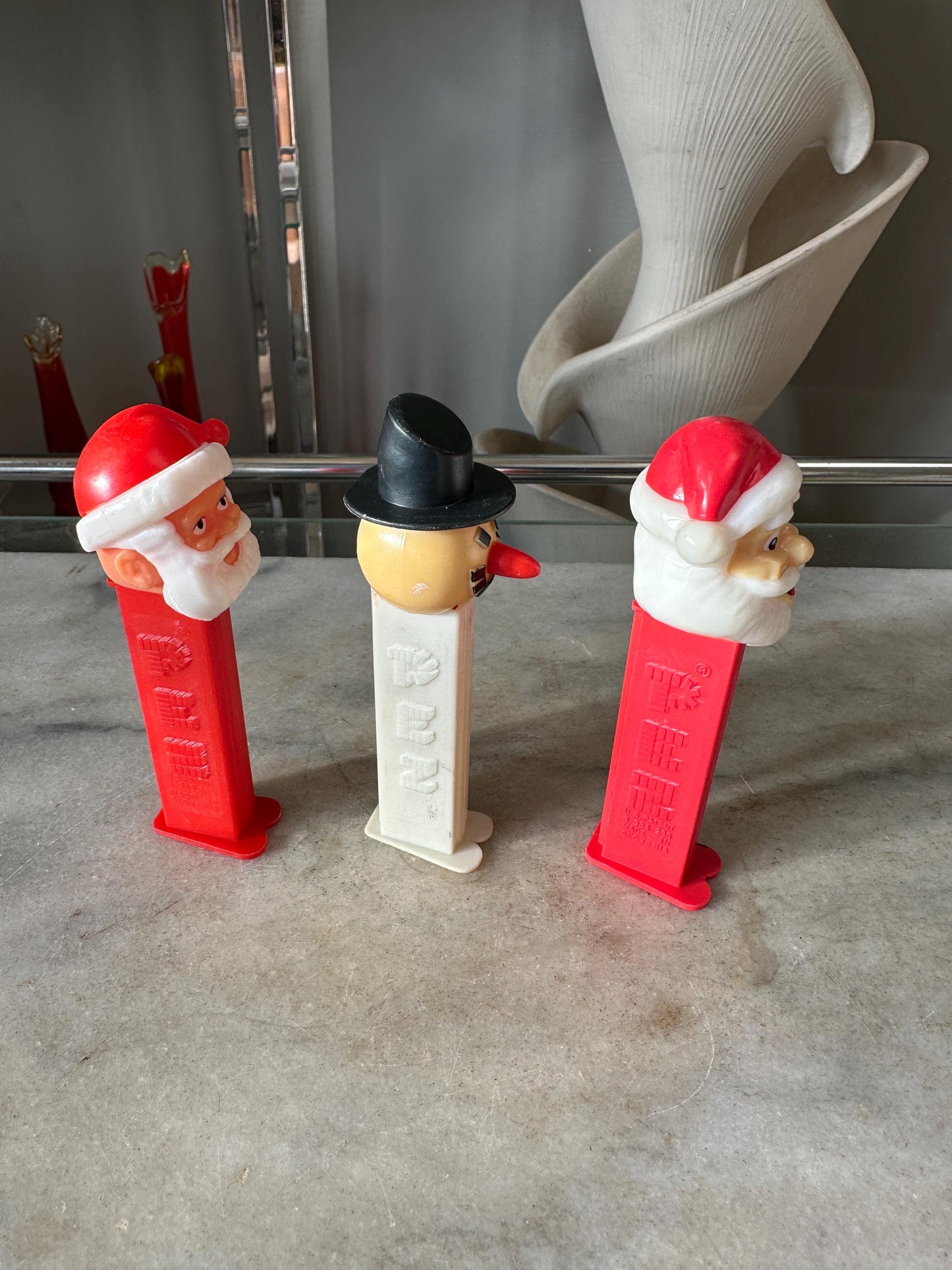 Vintage Santa & Snowman PEZ Dispensers – 1980s-2000s Christmas Collectibles