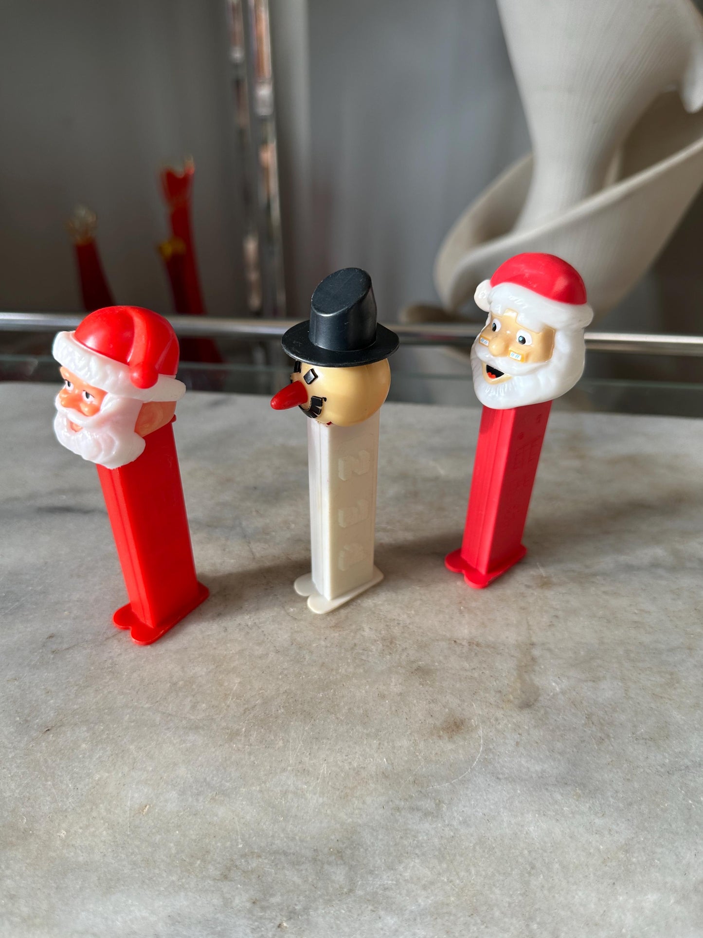 Vintage Santa & Snowman PEZ Dispensers – 1980s-2000s Christmas Collectibles