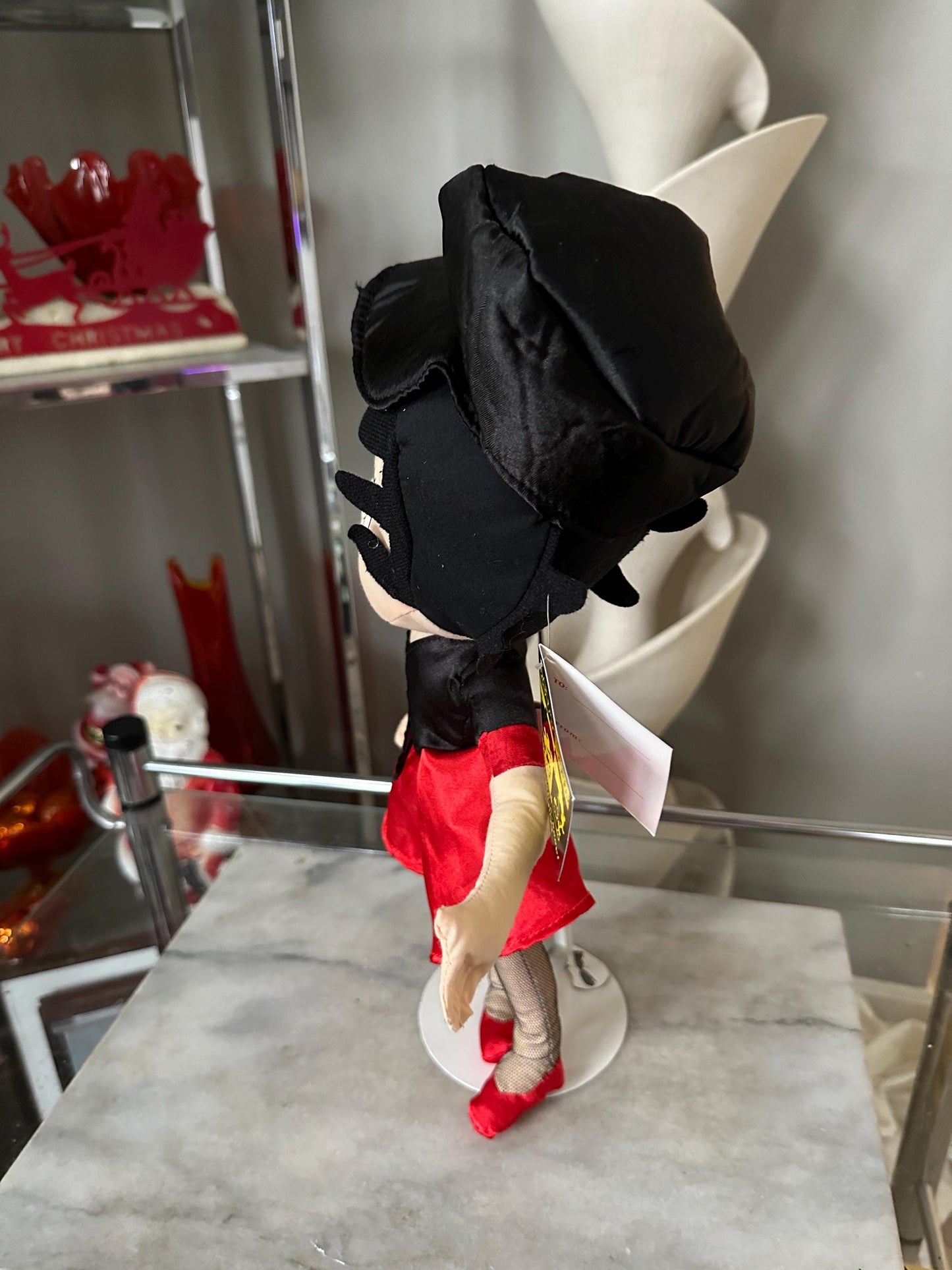 2009 Kellytoy "Biker Betty" Betty Boop 16" Stuffed Cotton Doll