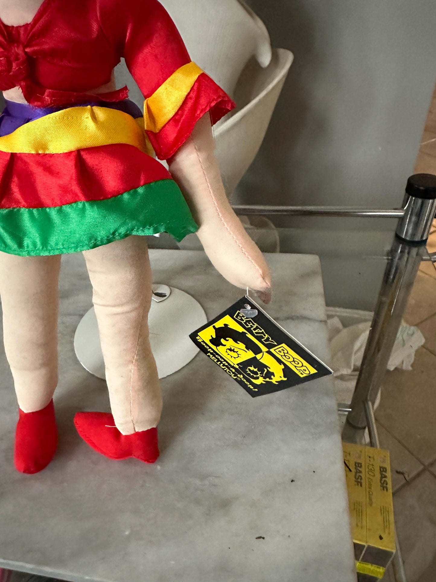 2006  Kellytoy "Flamenco Dancer  Betty" Betty Boop 16" Stuffed Cotton Doll