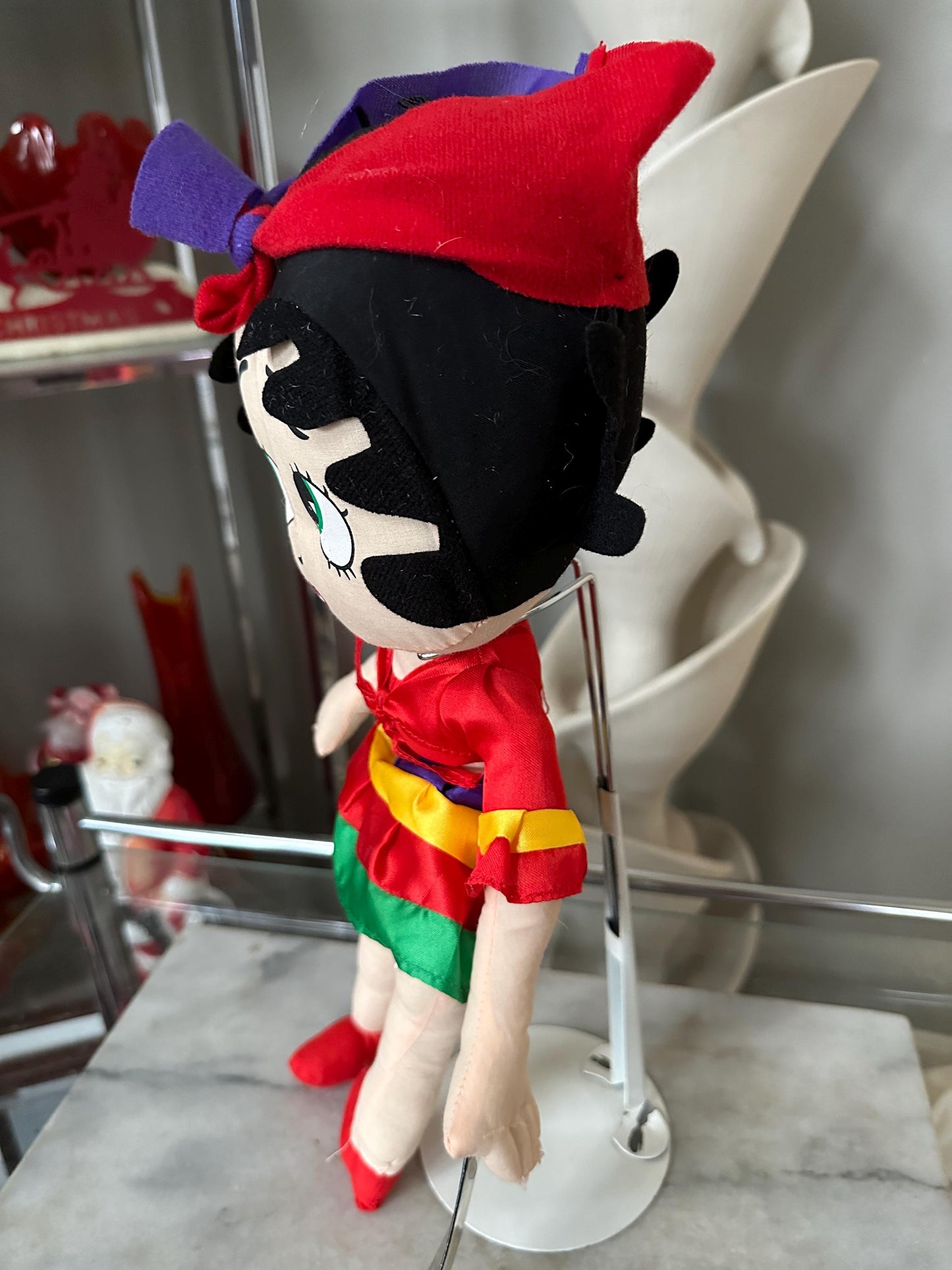 2006  Kellytoy "Flamenco Dancer  Betty" Betty Boop 16" Stuffed Cotton Doll