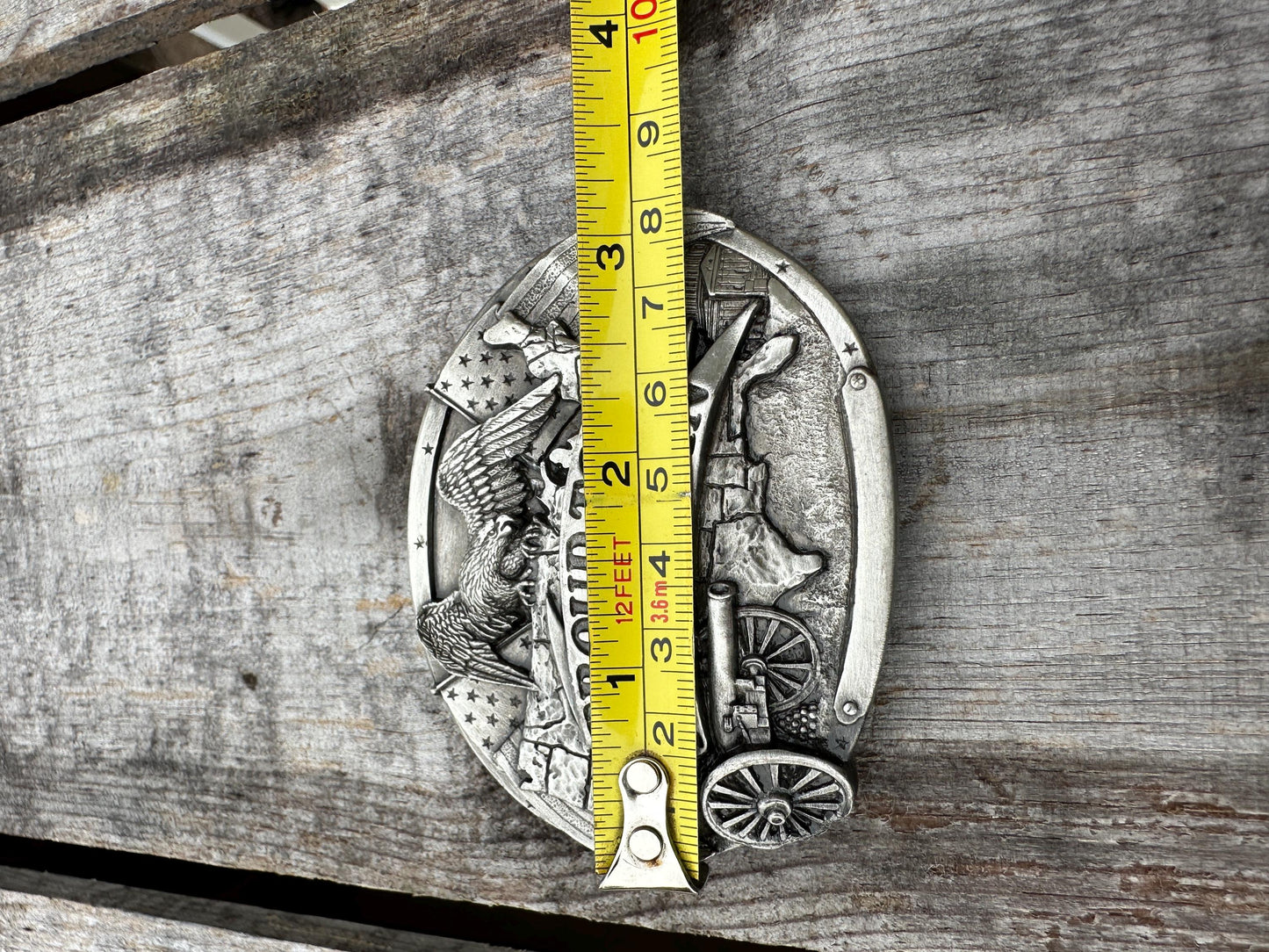 1983 VTG Proud To Be A Veteran Bergamot Brass Works Belt Buckle