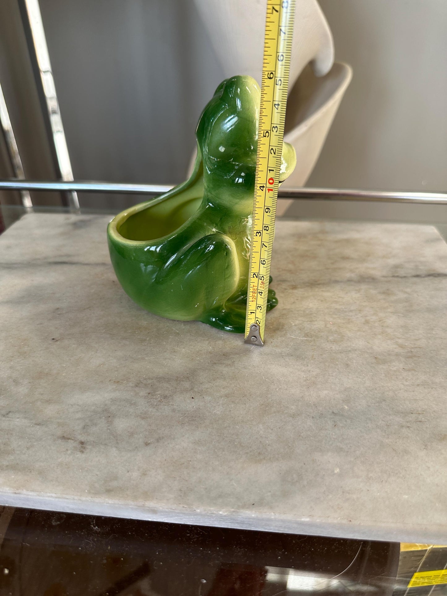 Vintage Nancy Pew Frog Planter – Mid Century Ceramic – Made in Taiwan – T4279 – Big Eyes
