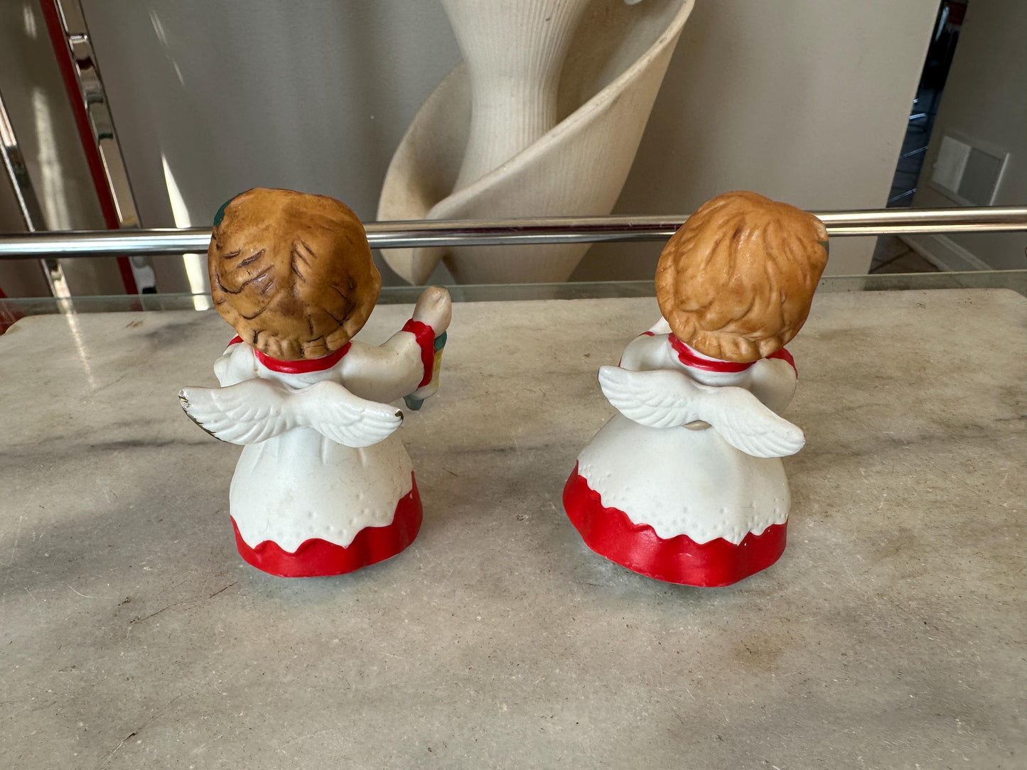 Vintage Caroling Angel - Set of Two - Made in Korea