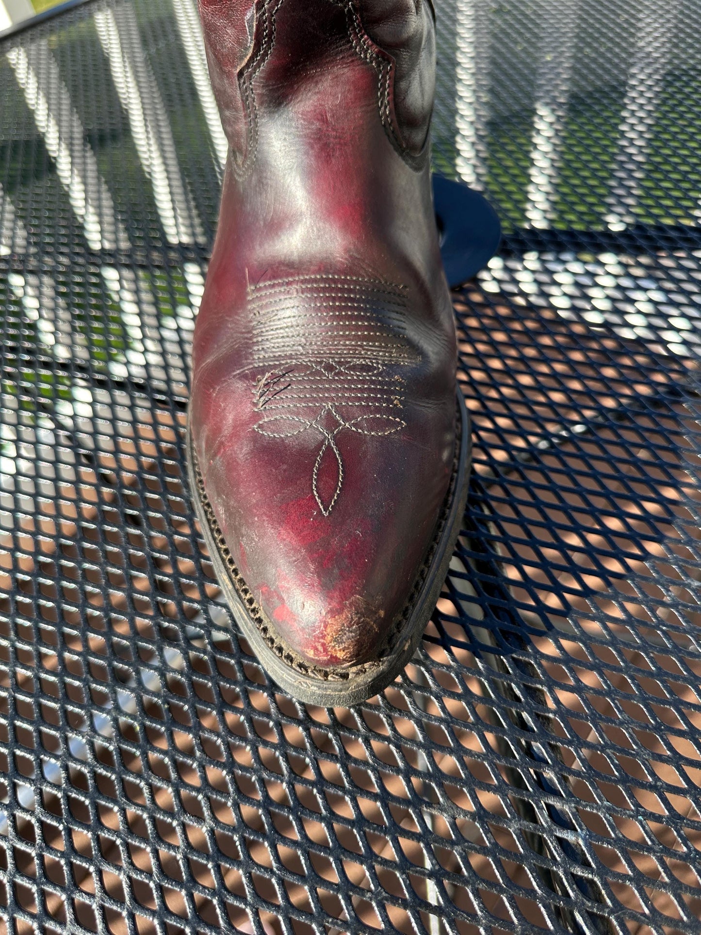 Vintage Sierra Men’s Brown Stitched Leather Cowboy Western Boots Size 10.5 EE| Made in USA | P7474126