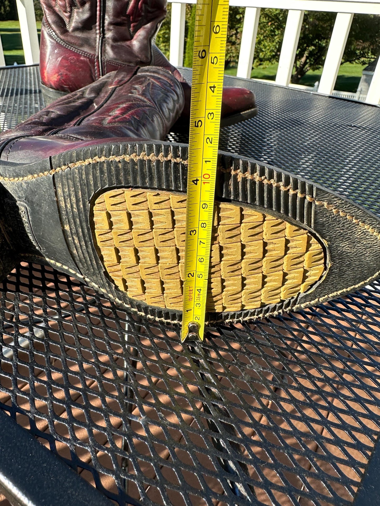 Vintage Sierra Men’s Brown Stitched Leather Cowboy Western Boots Size 10.5 EE| Made in USA | P7474126