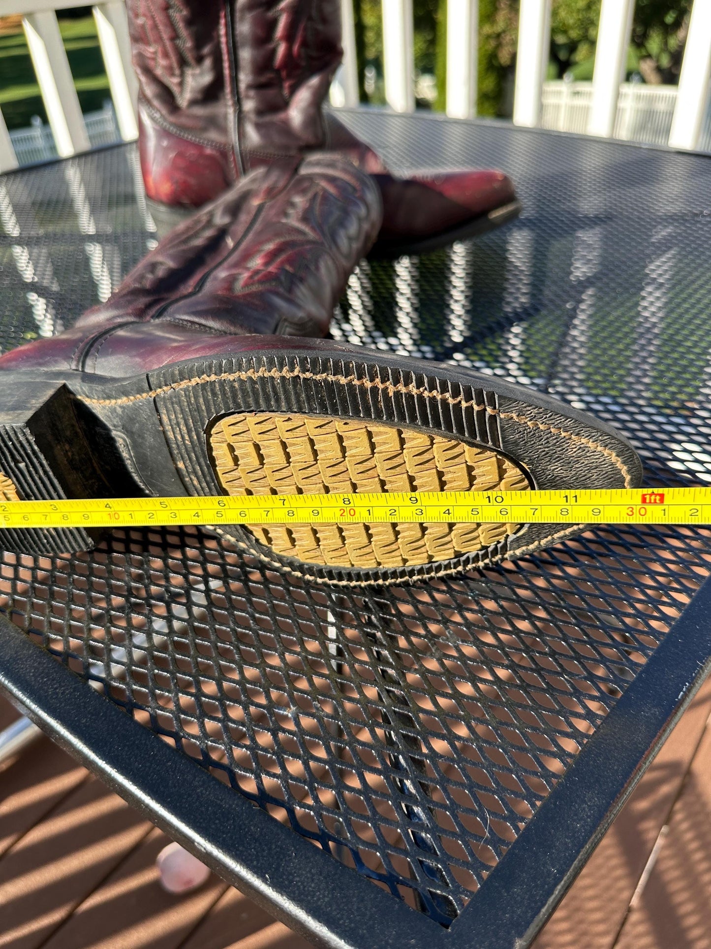 Vintage Sierra Men’s Brown Stitched Leather Cowboy Western Boots Size 10.5 EE| Made in USA | P7474126