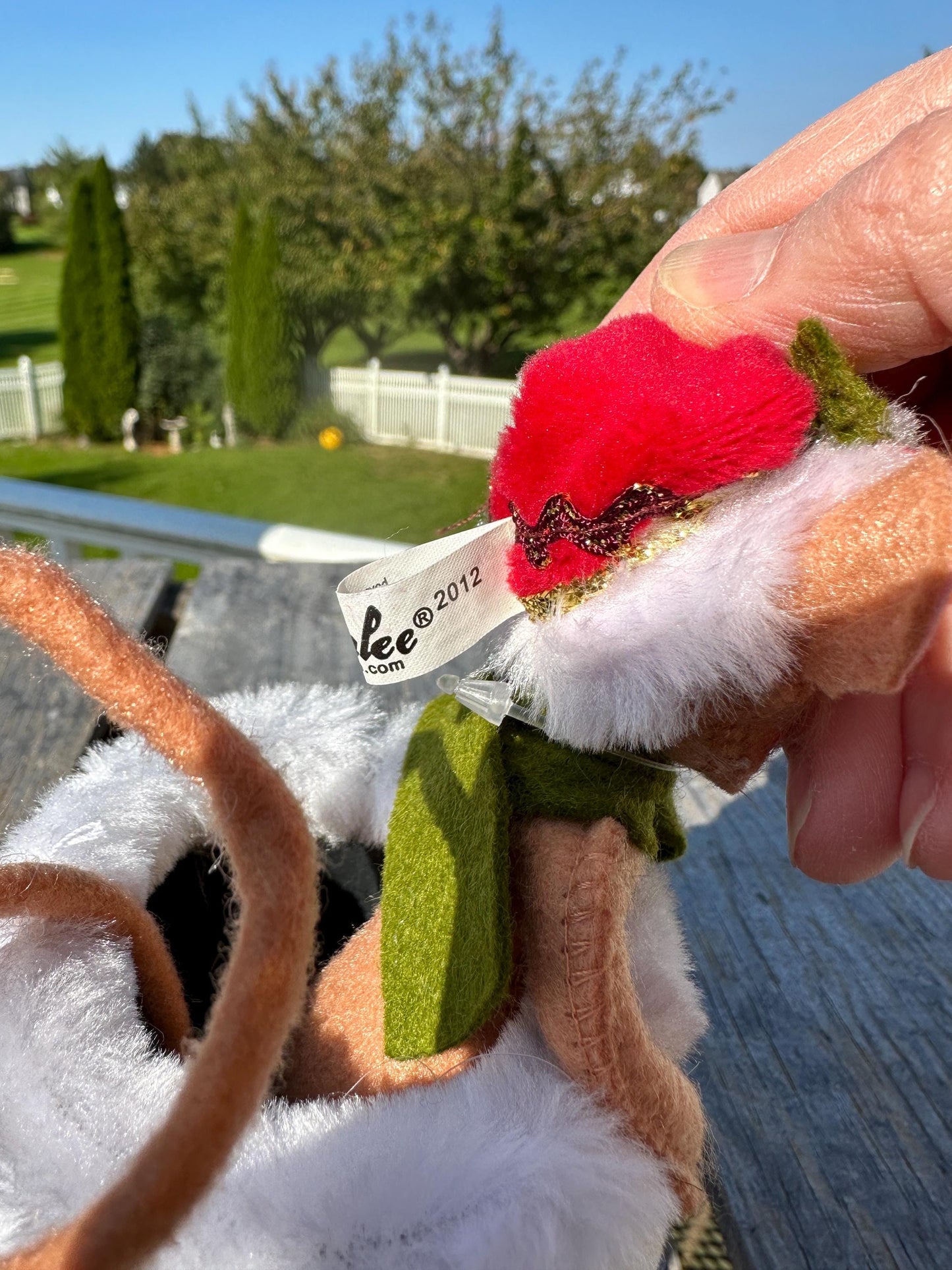 Annalee Christmas 5” Mouse In Santa Boot - Holiday Decor