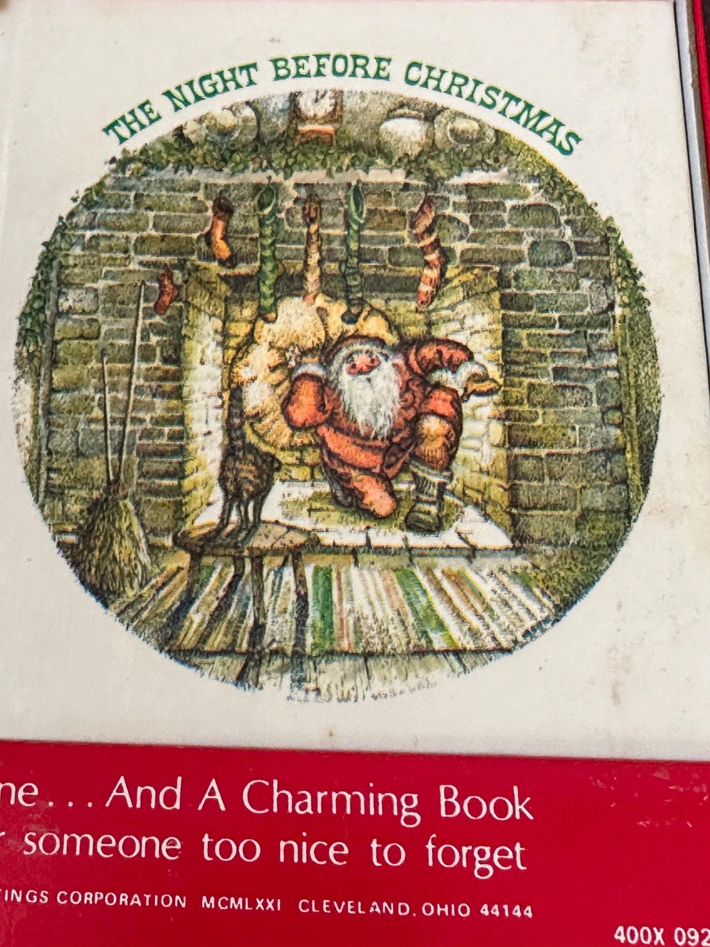 Vintage Holly Hobbie Figurine - Christmas Bookmates - Night Before Christmas