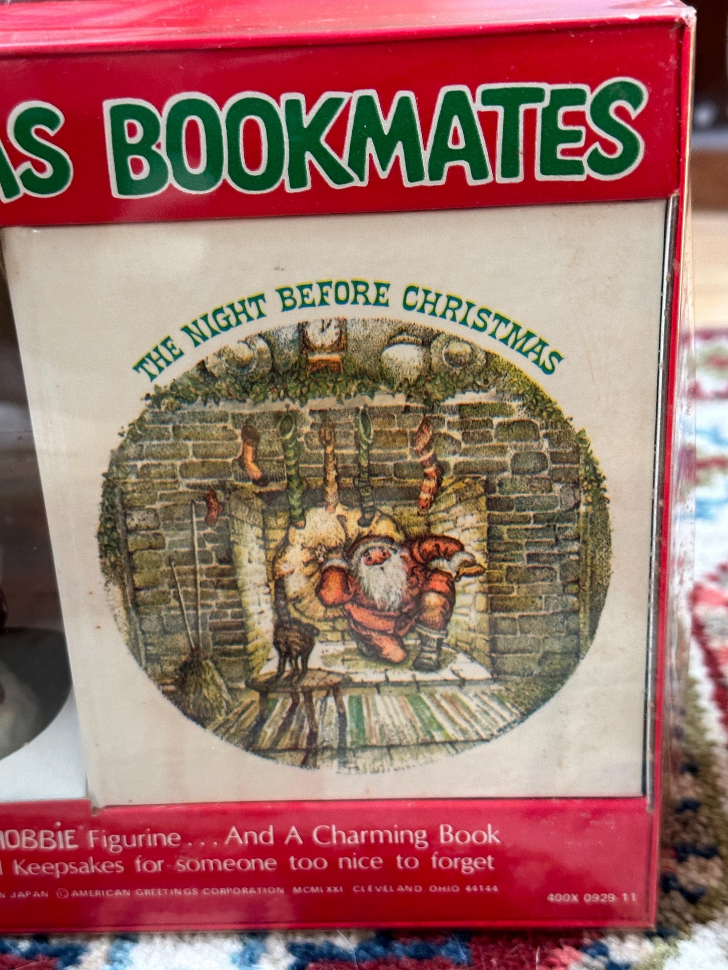 Vintage Holly Hobbie Figurine - Christmas Bookmates - Night Before Christmas