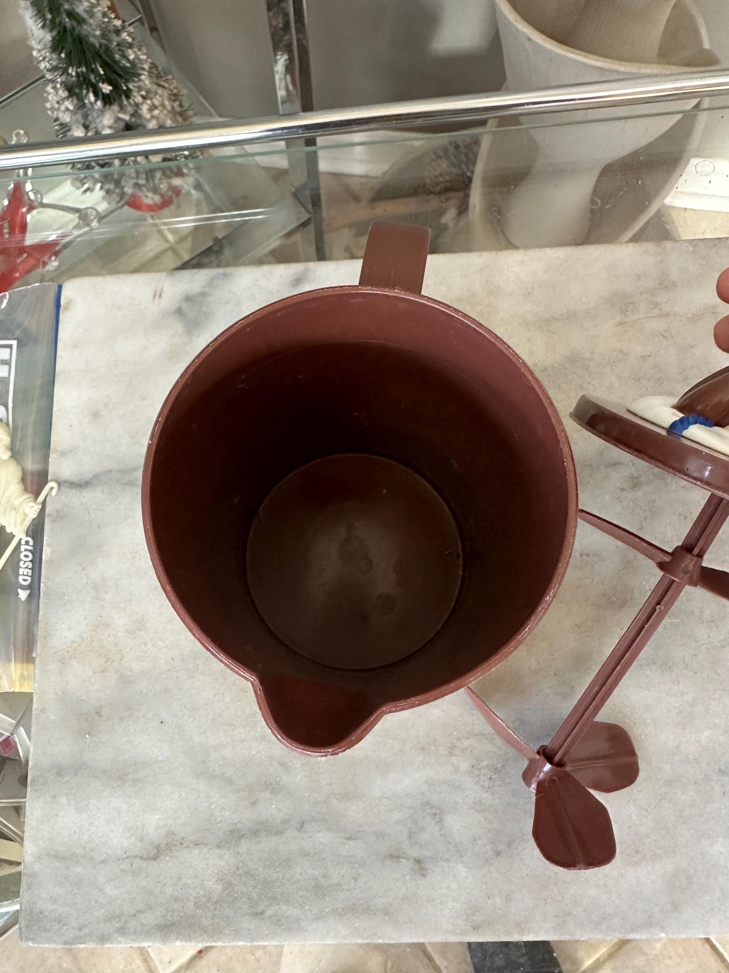 Vintage 1980s Nestlé Quik Bunny Pitcher with Mixing Straw – Promotional Chocolate Milk Mixer