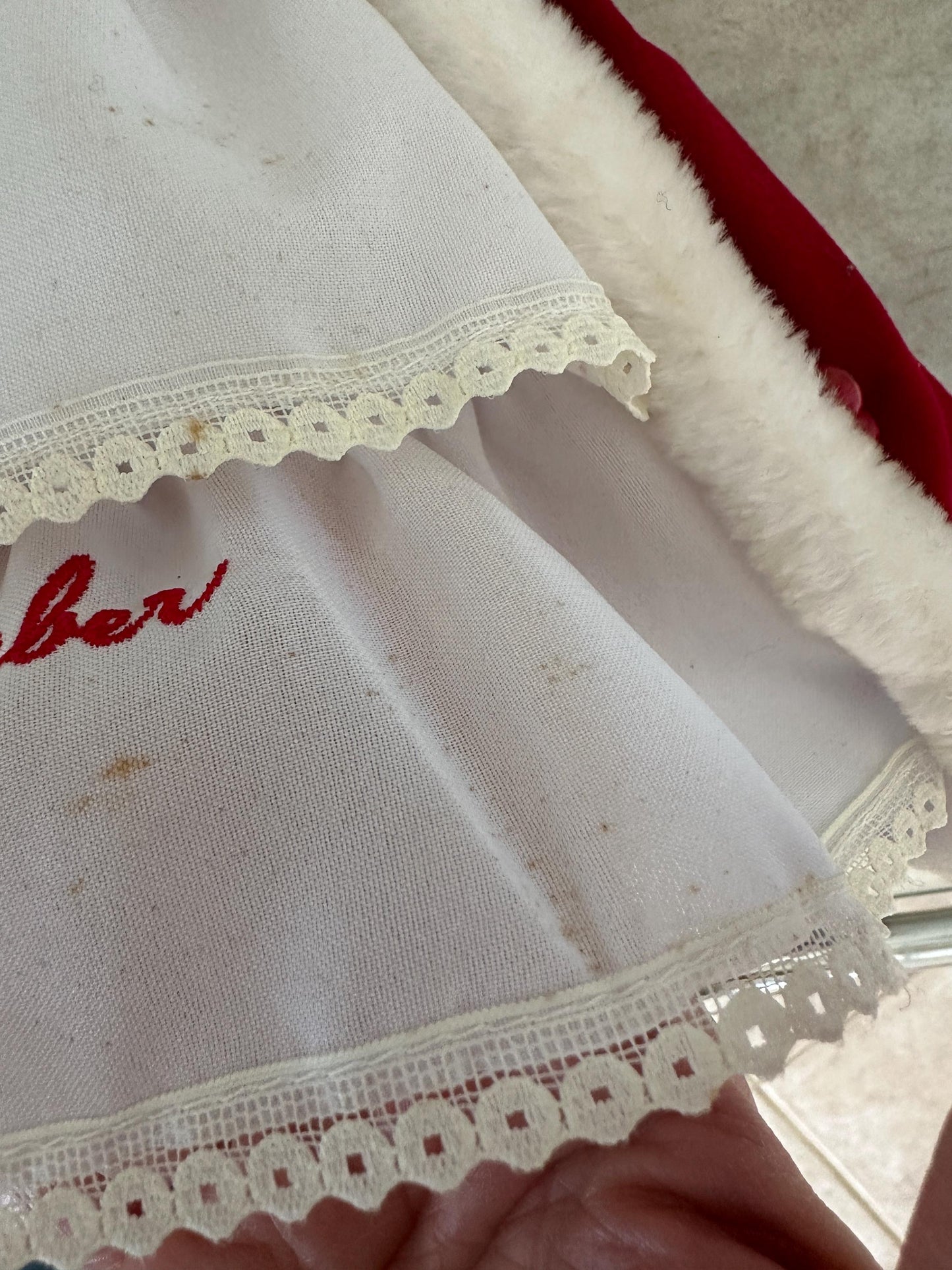 Christmas Brinn’s Musical Calendar Porcelain Doll - Miss December - Plays White Christmas