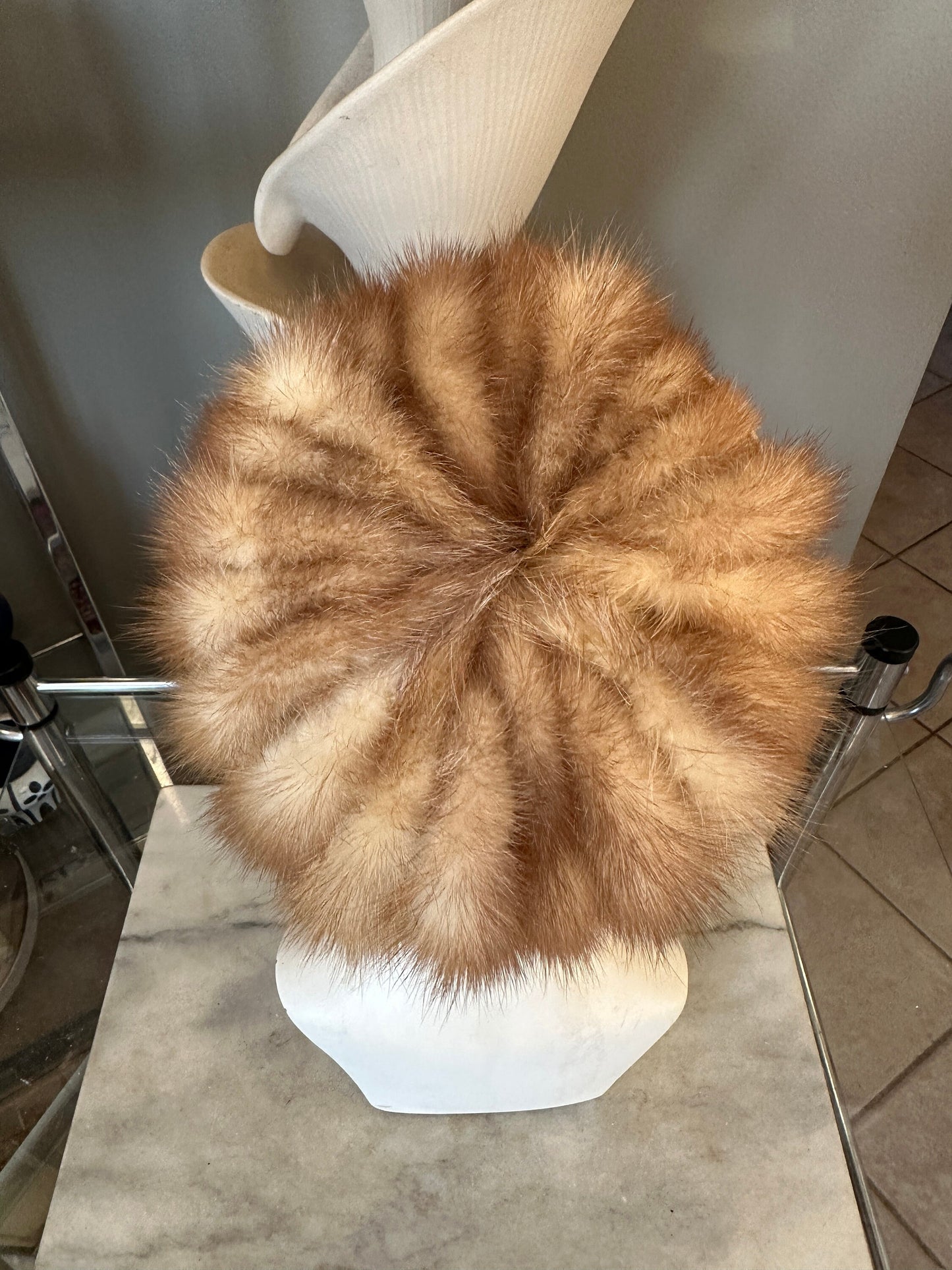 Vintage Henry Pollack | Glenover Mink and Wool Felt Cloche Hat