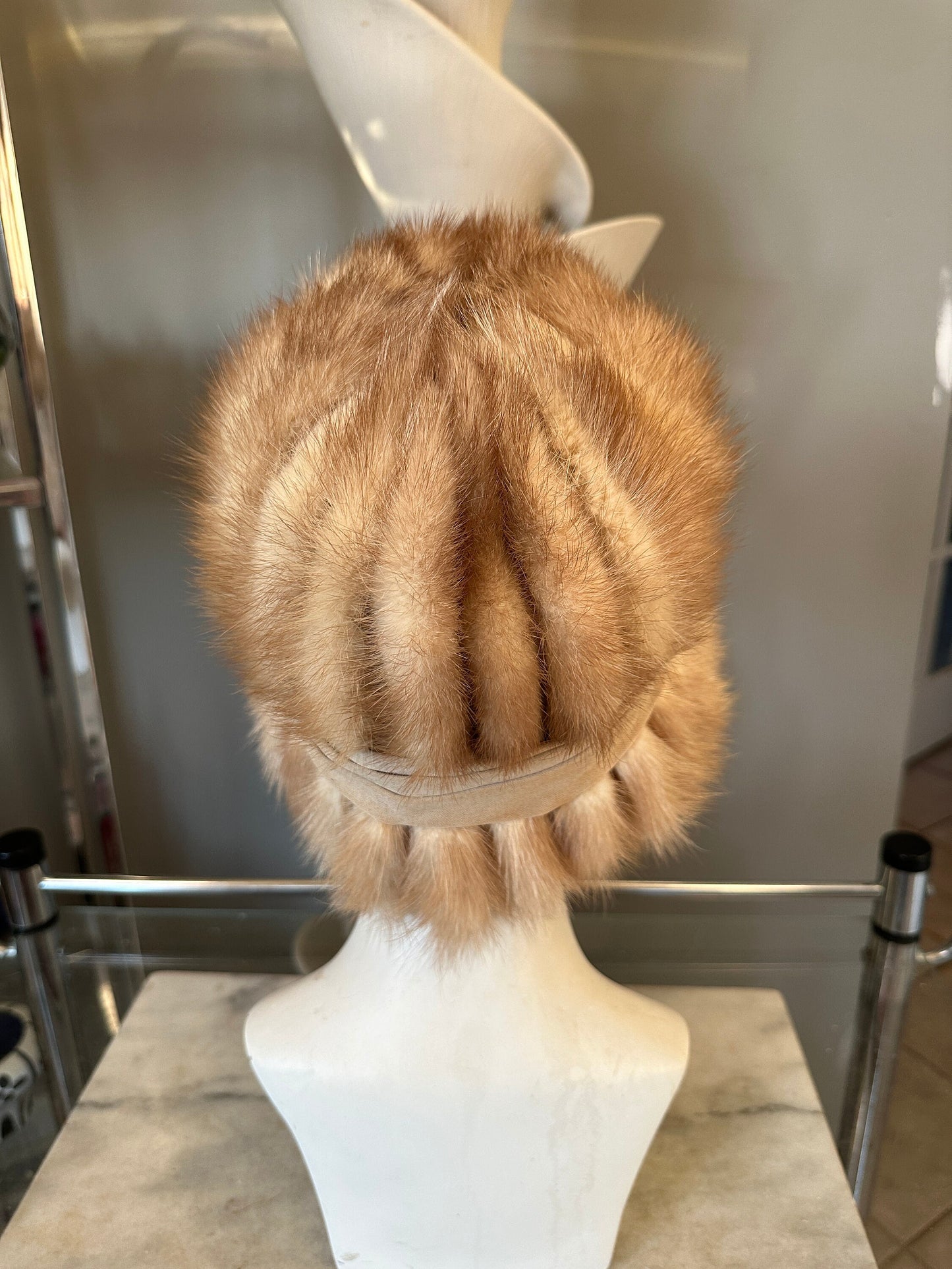 Vintage Henry Pollack | Glenover Mink and Wool Felt Cloche Hat