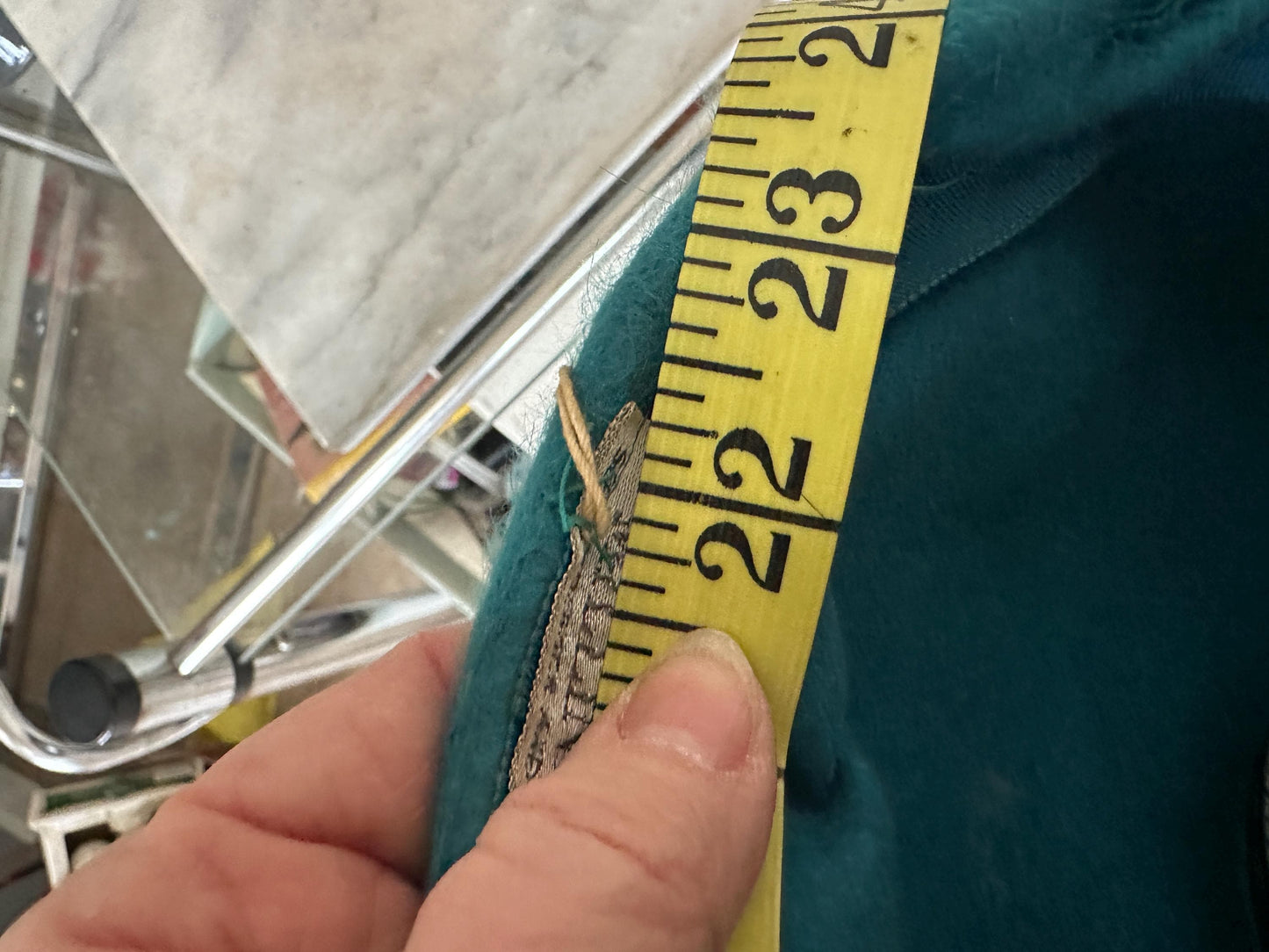 Vintage Turquoise Wool Felt Dress Hat | Merrimack Metri-Soie | 1950s Ladies Hat, New Old Stock