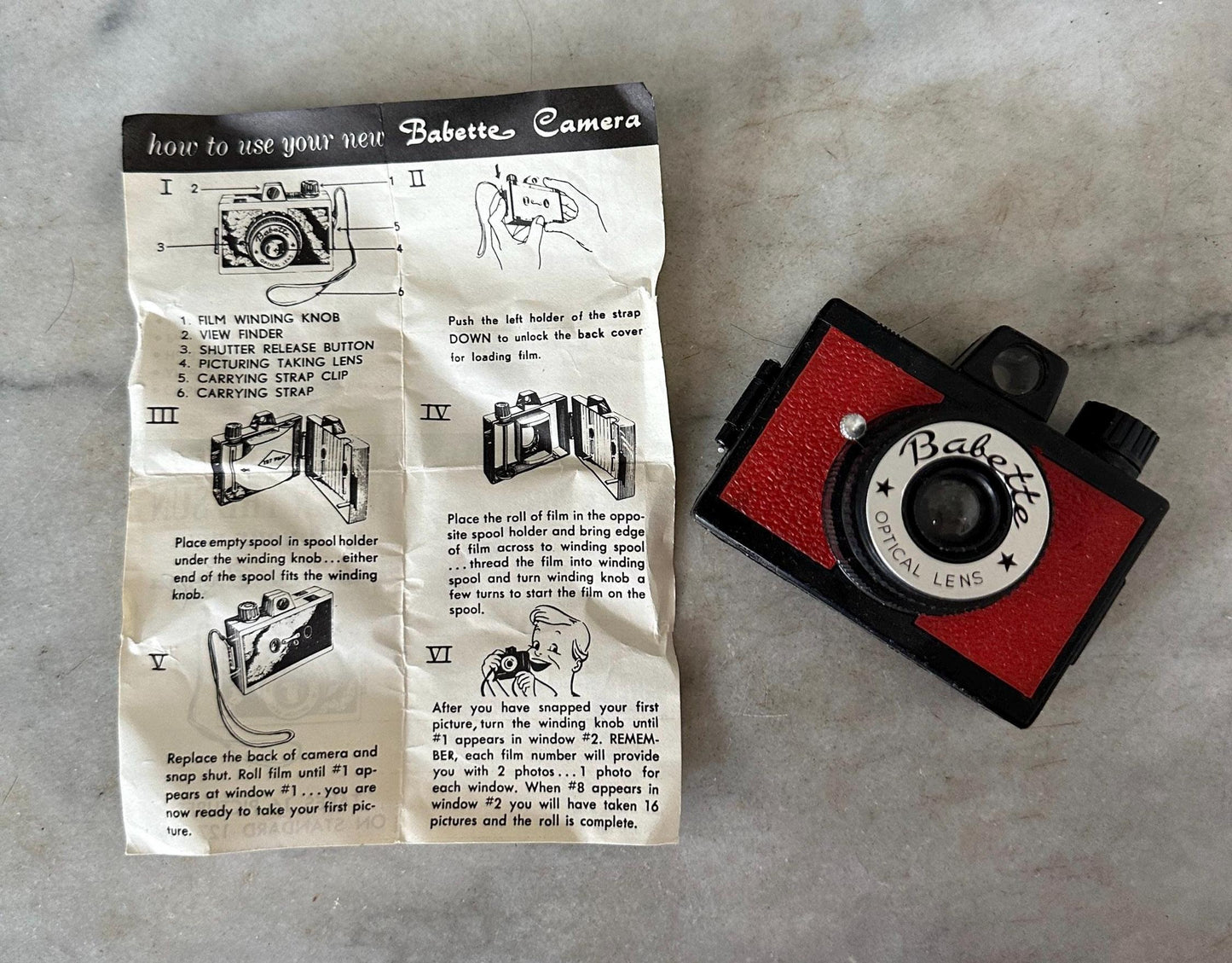 Vintage Babette Super Spy Wonder Camera in Box | 1960s 127 Film Camera | Collectible Toy Camera