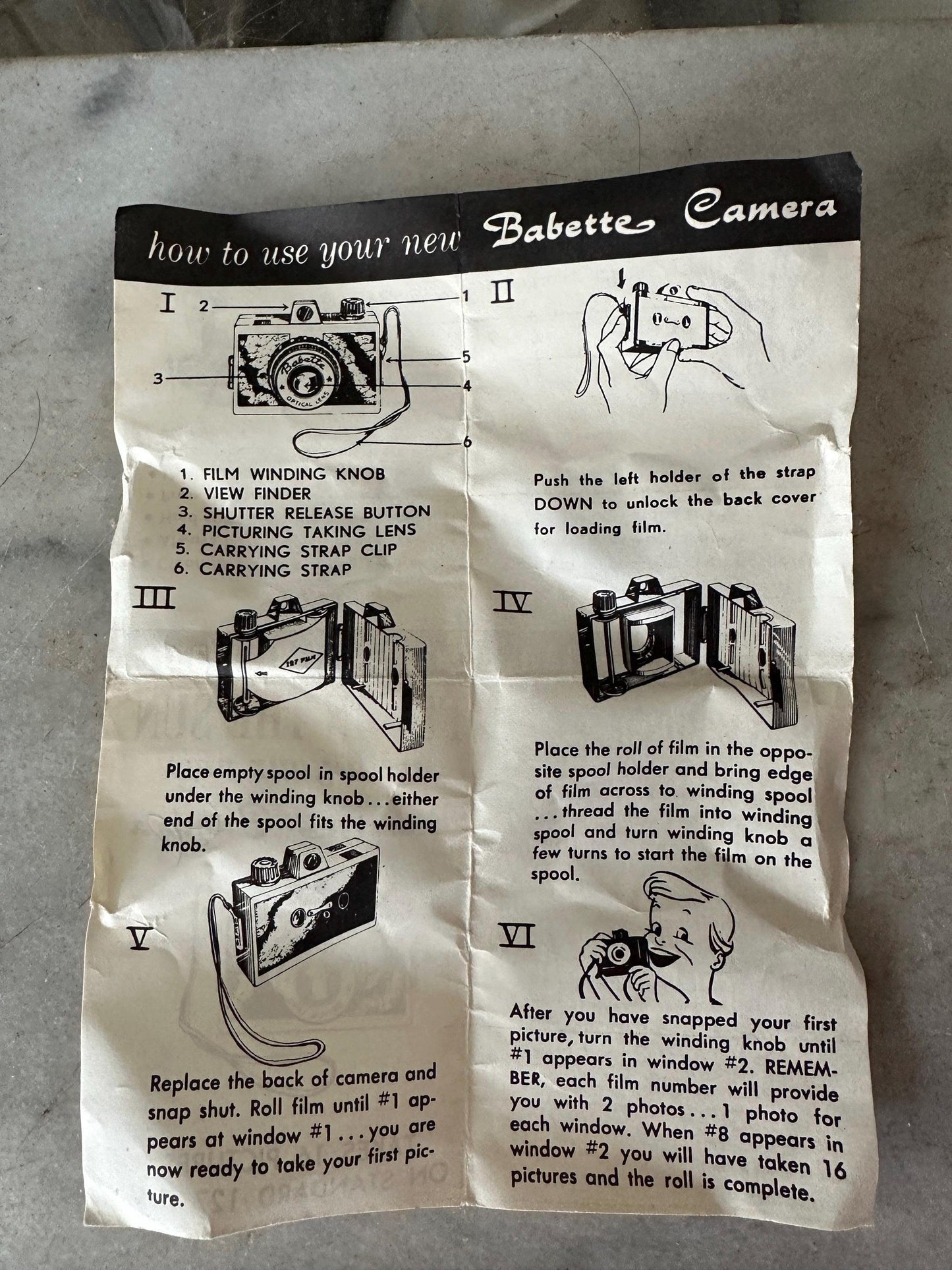 Vintage Babette Super Spy Wonder Camera in Box | 1960s 127 Film Camera | Collectible Toy Camera