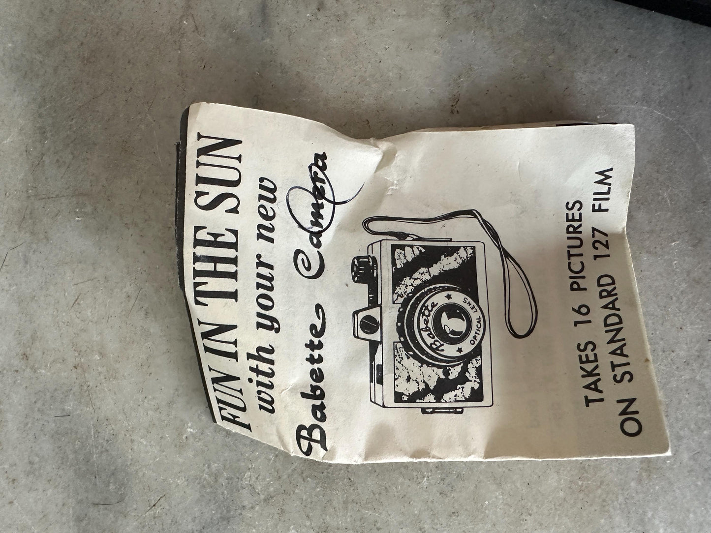 Vintage Babette Super Spy Wonder Camera in Box | 1960s 127 Film Camera | Collectible Toy Camera