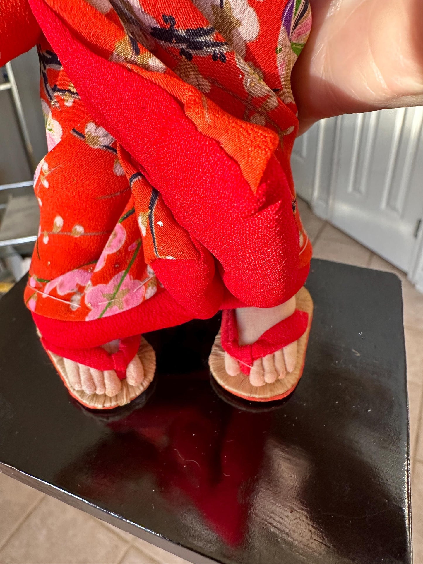 Japanese Vintage Ishimatsu Doll | Silk Kimono | Porcelain Head | Handmade in Japan | Collector’s Piece