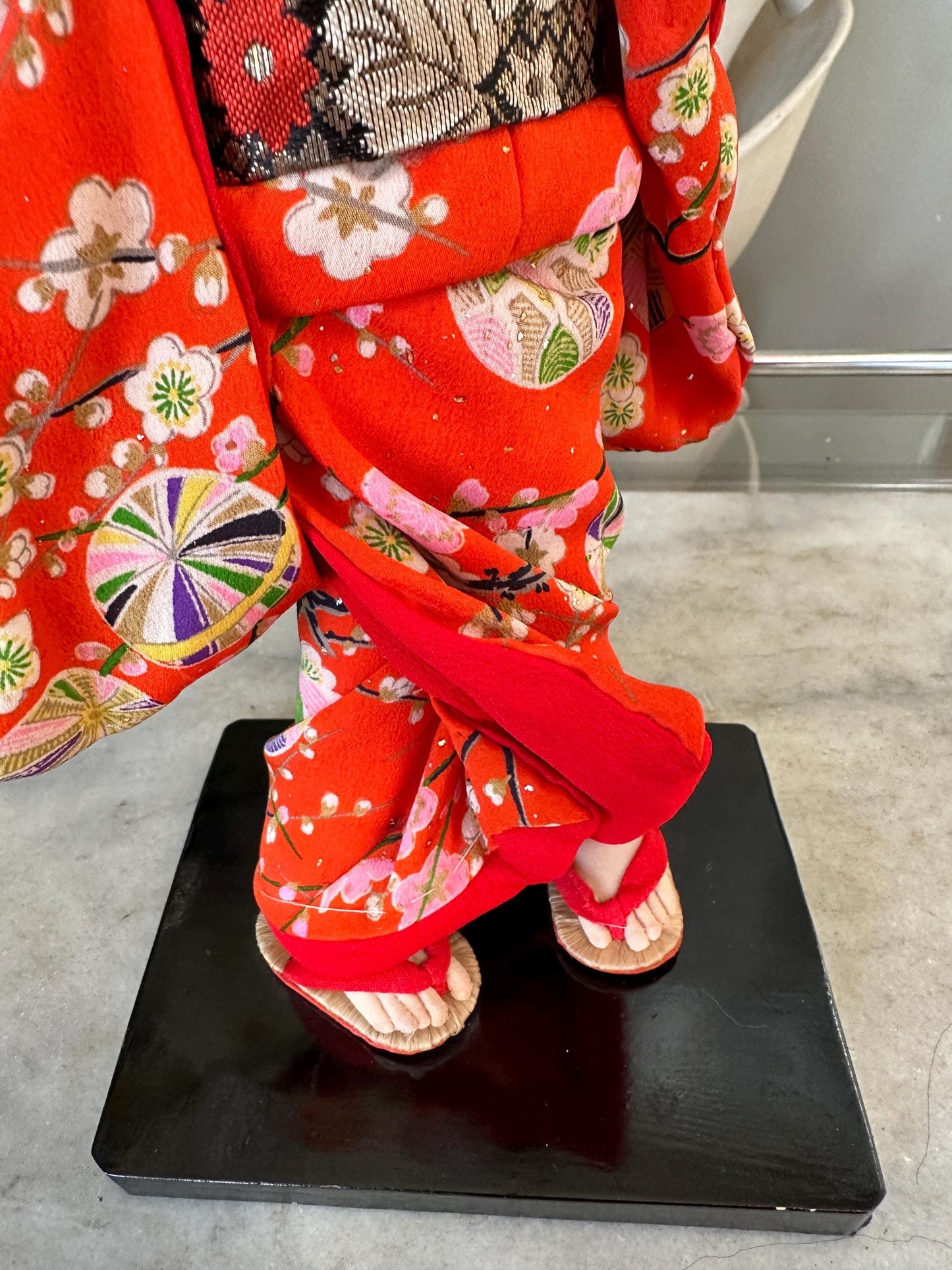 Japanese Vintage Ishimatsu Doll | Silk Kimono | Porcelain Head | Handmade in Japan | Collector’s Piece