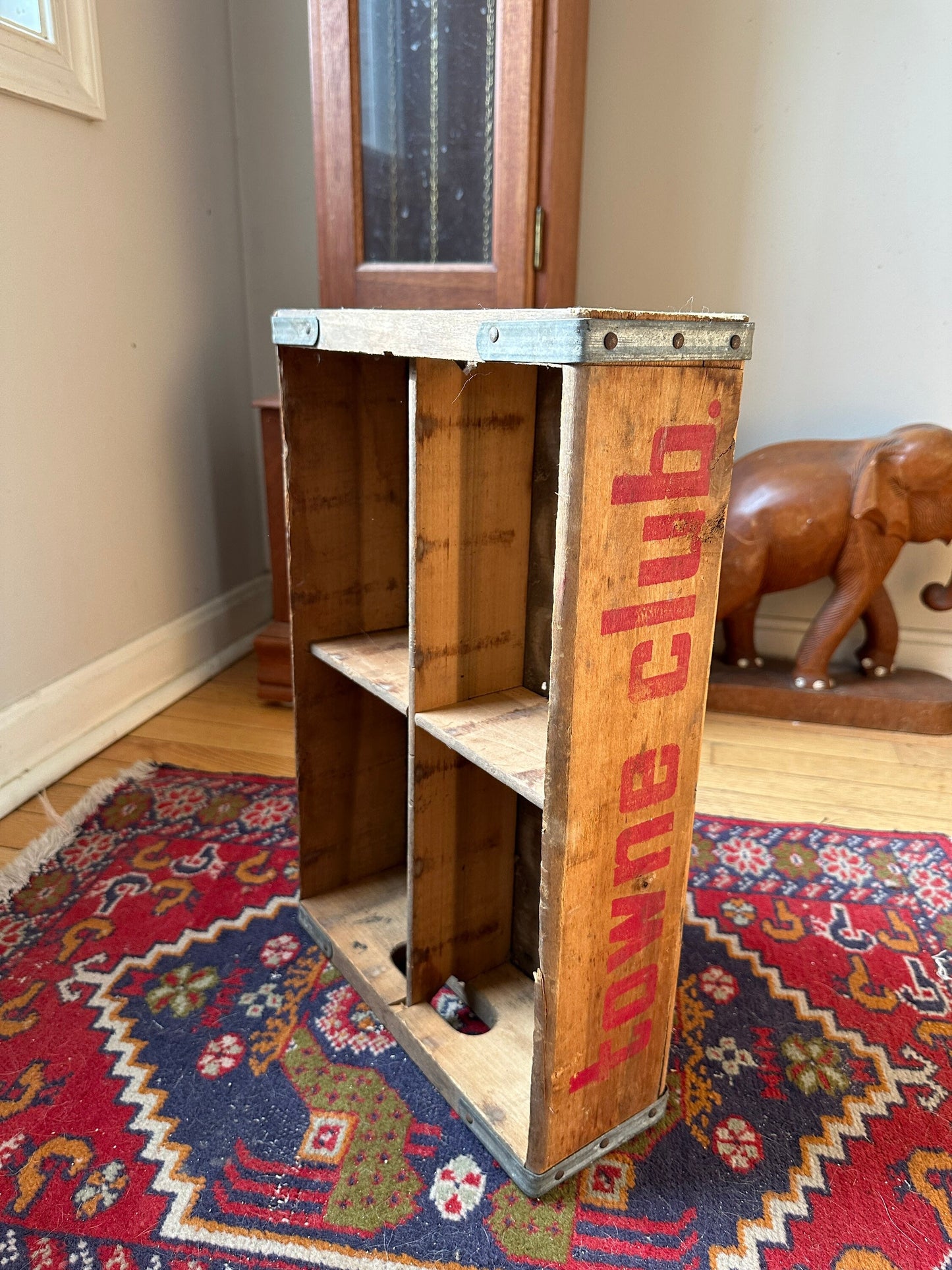 Vintage TOWNE CLUB Soda Crate | Retro Advertising Soda Crate | Towne Club Vintage Soda Crate