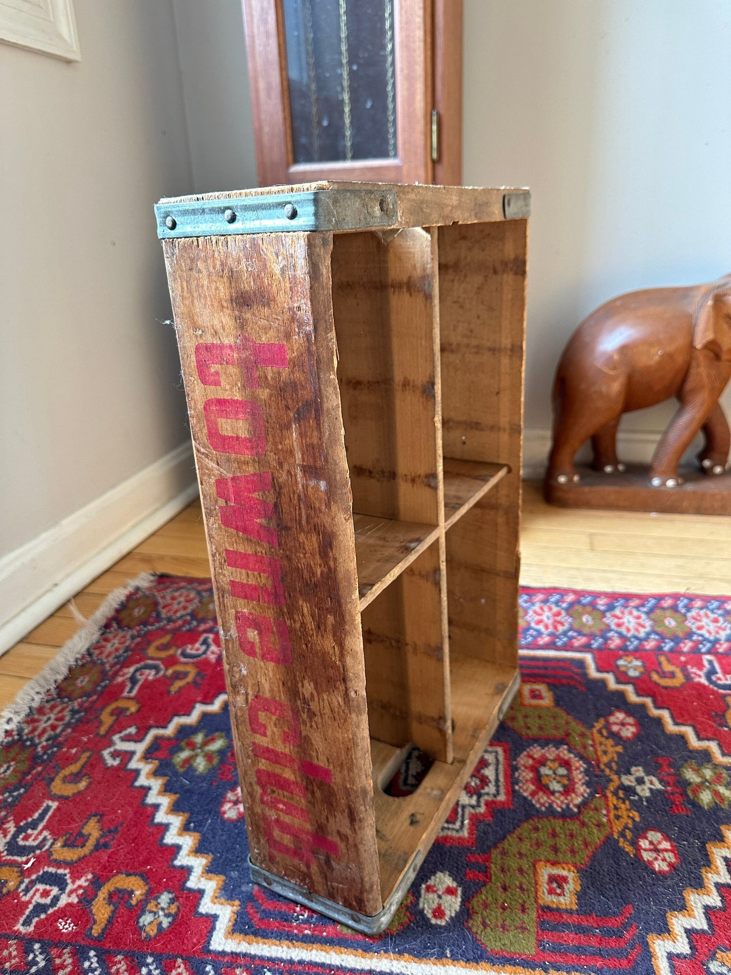 Vintage TOWNE CLUB Soda Crate | Retro Advertising Soda Crate | Towne Club Vintage Soda Crate