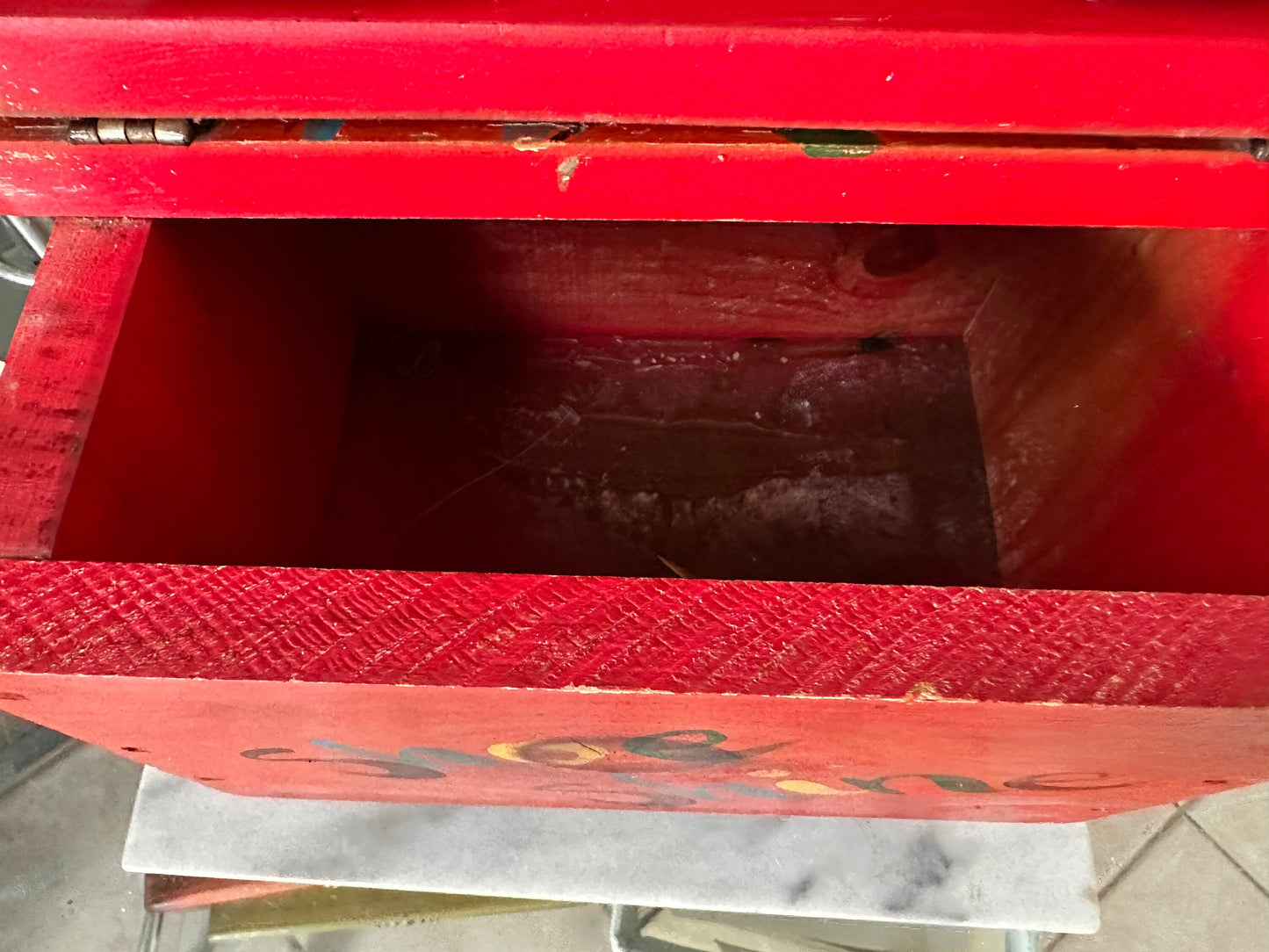 Vintage Shoe Shine Box, Shoe Shine Stool With Storage,