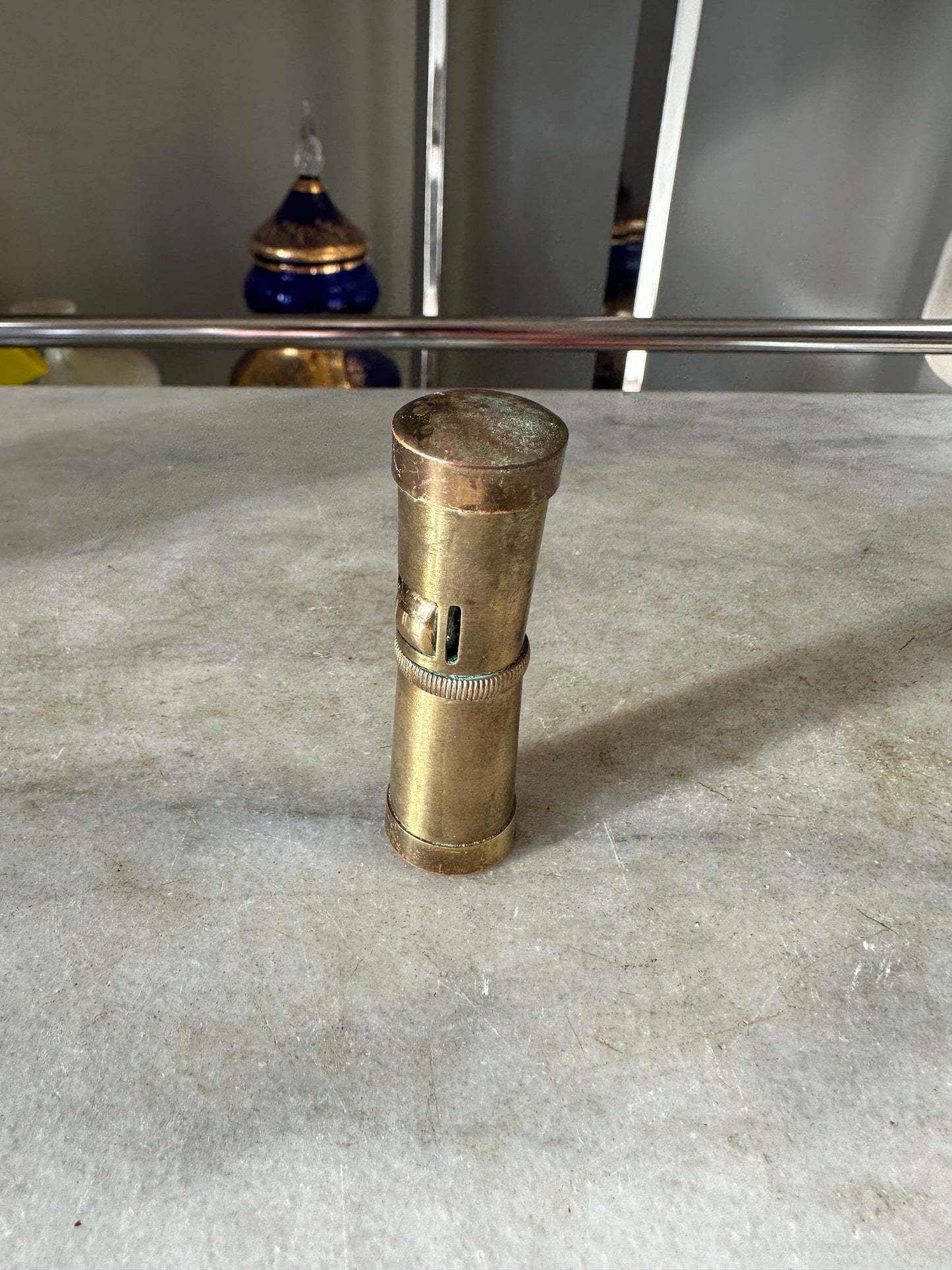 Vintage Unique  Brass Sports Lighter | Vintage Tobacciana