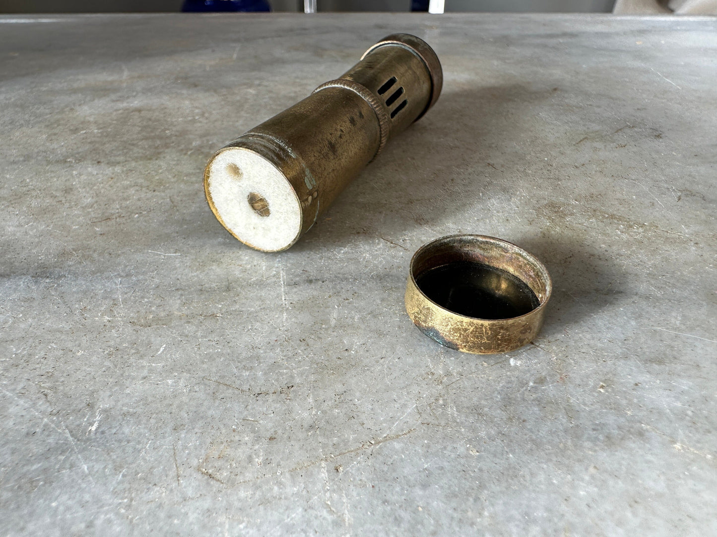 Vintage Unique  Brass Sports Lighter | Vintage Tobacciana